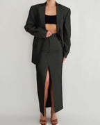 Tailleur jupe - Gris soie (S/M)