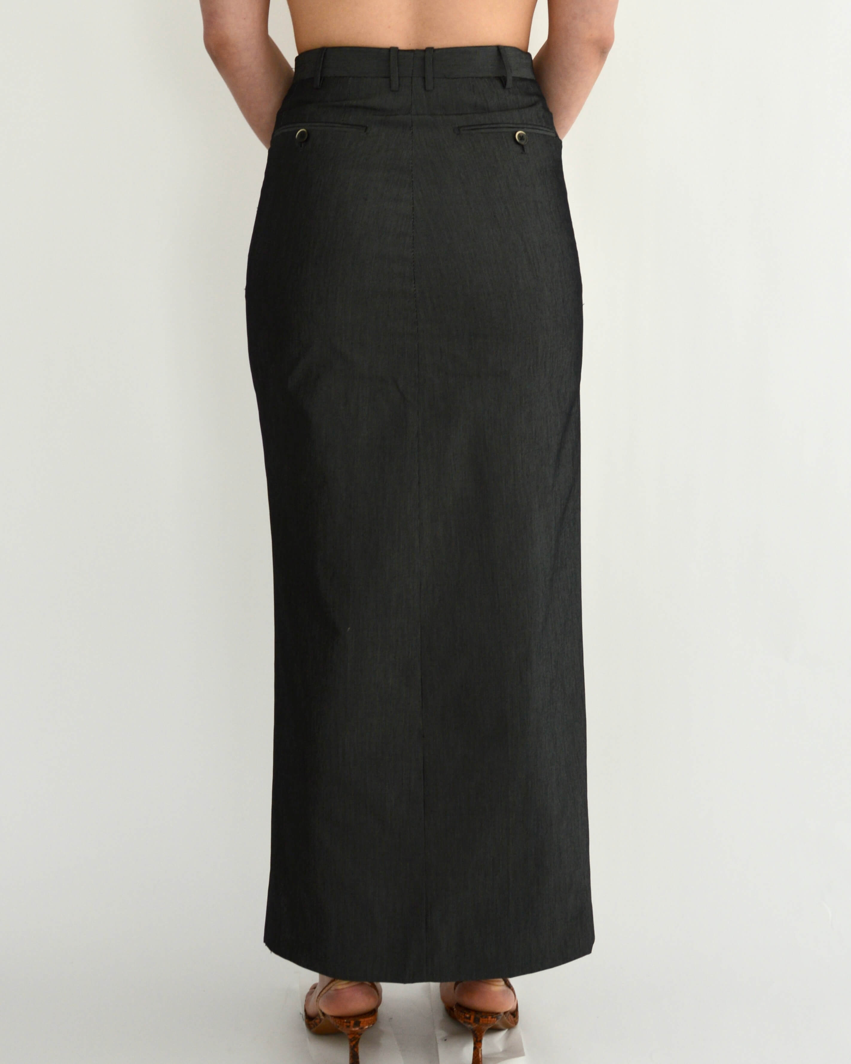 Traje de falda - Gris seda (S/M)