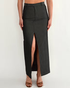 Tailleur jupe - Gris soie (S/M)