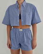 PJ Set - Gant Blue Squares (S)