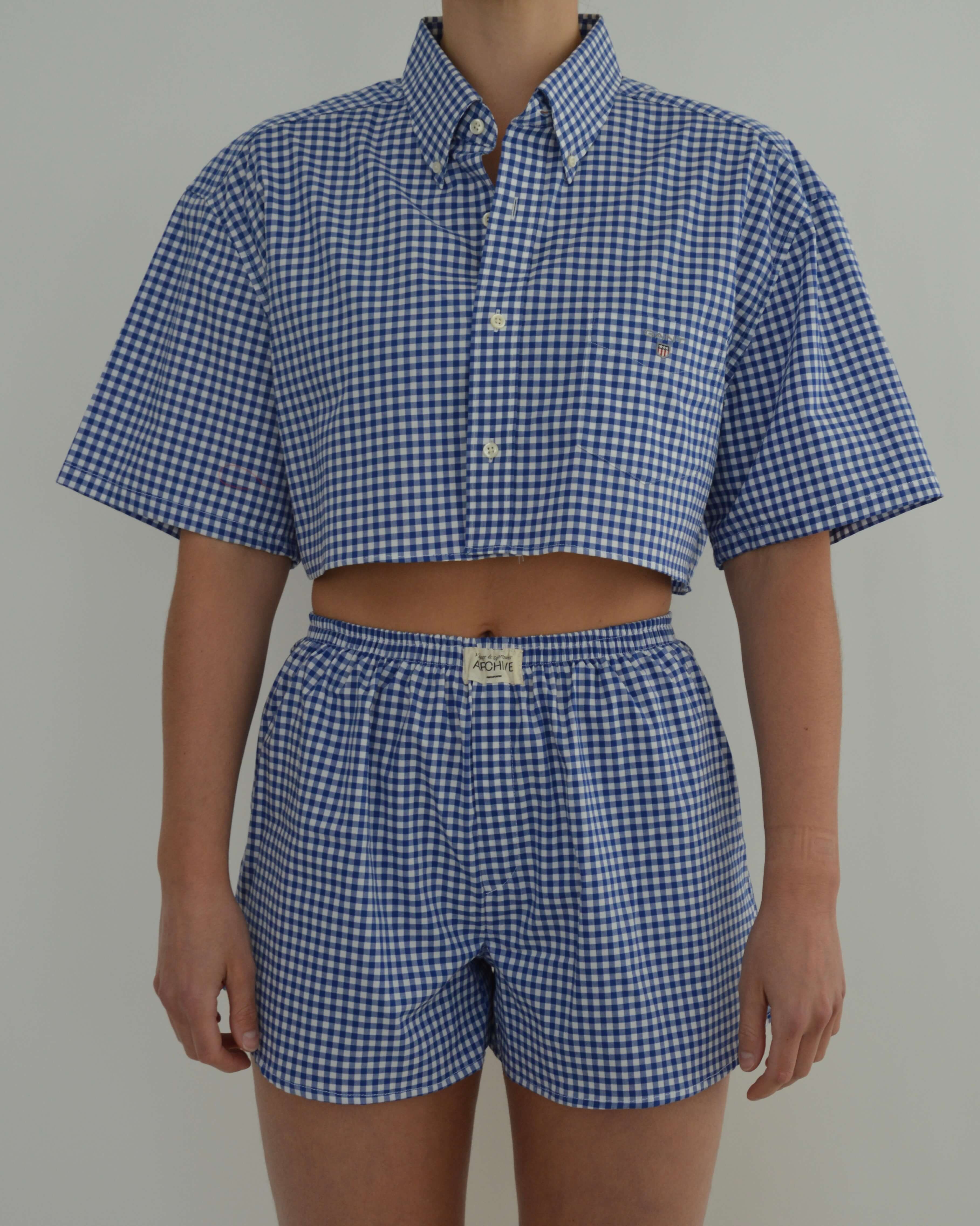 PJ Set - Gant Blue Squares (S)