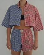 DUO PJ Set - Ralph L. Red on Blue (XS/M)