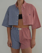 DUO PJ Set - Ralph L. Red on Blue (XS/M)