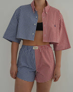 DUO PJ Set - Ralph L. Red on Blue (XS/M)