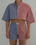 DUO PJ Set - Ralph L. Red on Blue (XS/M)