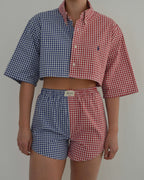 DUO PJ Set - Ralph L. Red on Blue (XS/M)