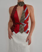 Tie Top - Reds & Greens (S/M)