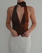 Tie Top - Browns & Prints (XS/S)