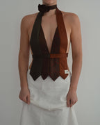 Tie Top - Browns & Prints (XS/S)