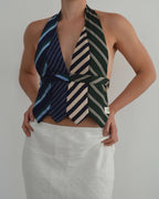Tie Top - Greens & Blues (S/M)