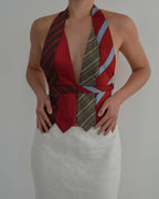 Tie Top - Reds & Greens (S/M)