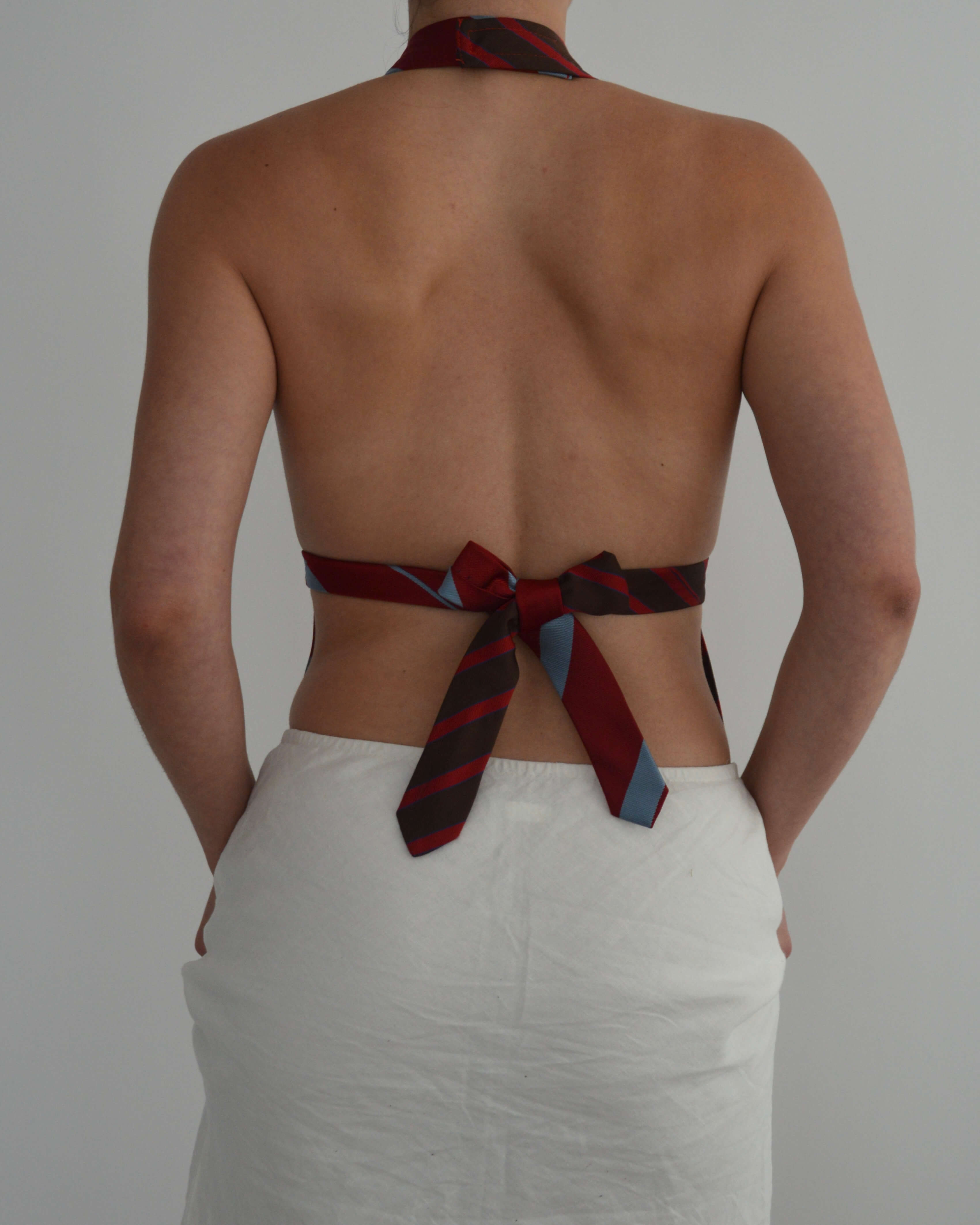 Haut à nouer - Rouges et verts (S/M)