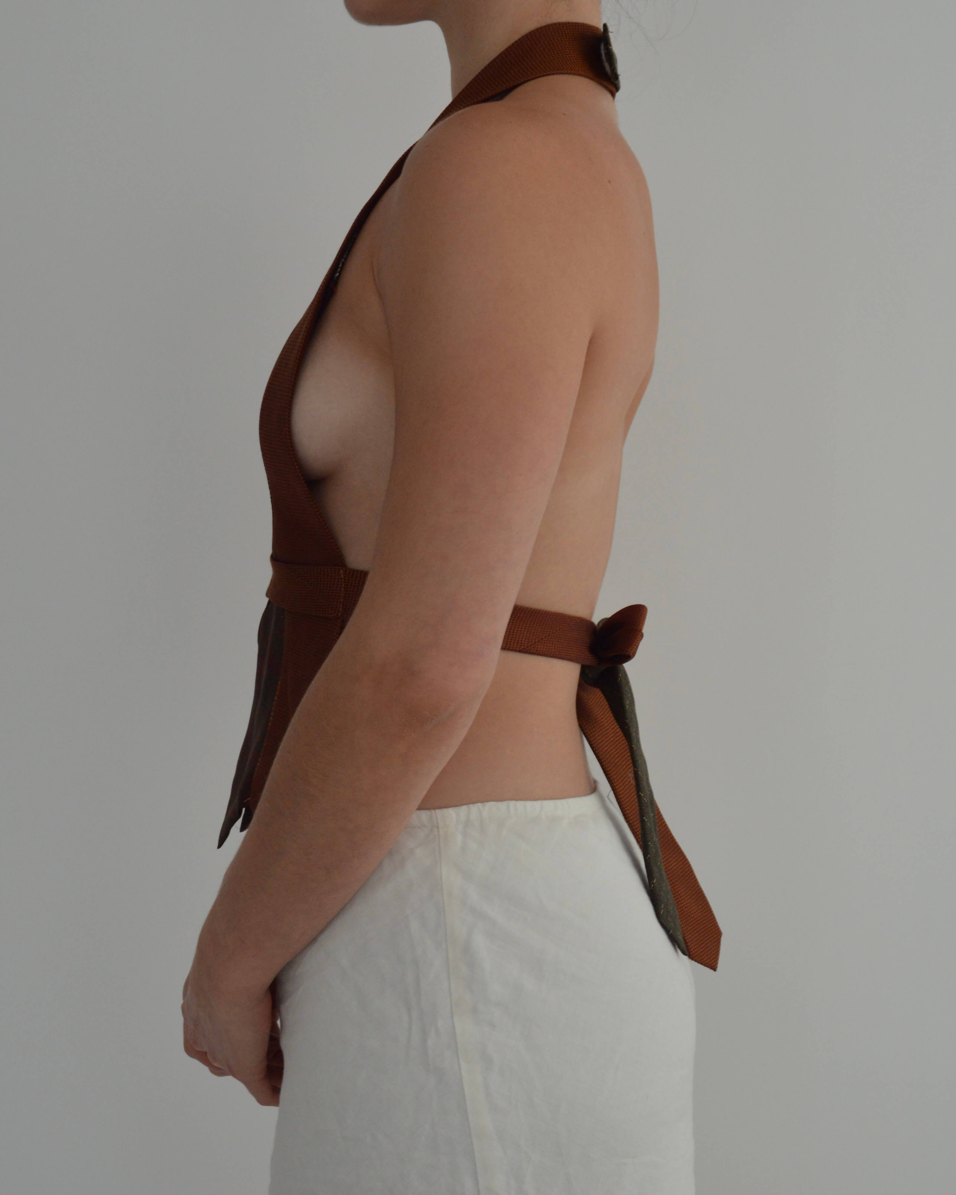 Tie Top - Browns & Prints (XS/S)