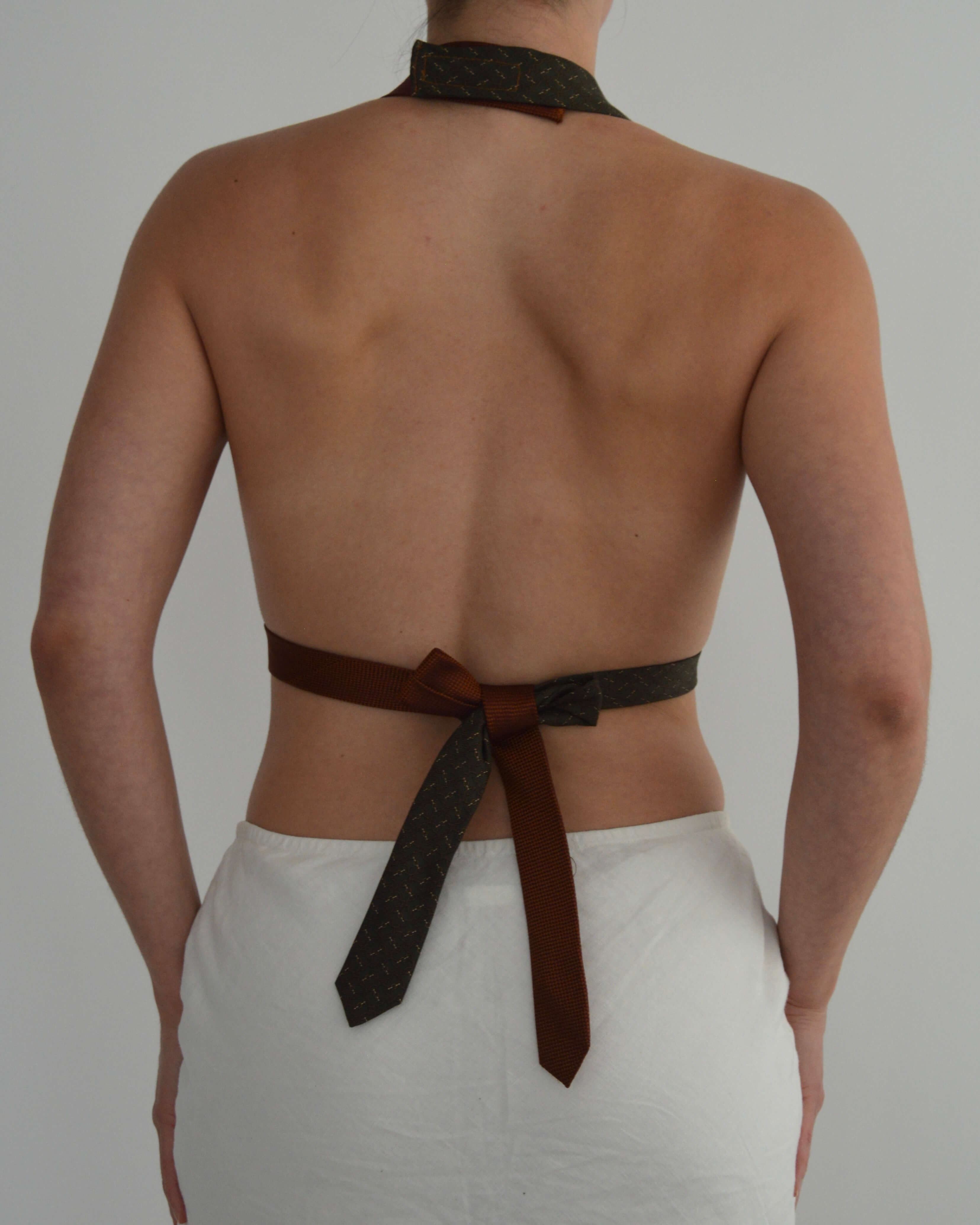 Tie Top - Browns & Prints (XS/S)