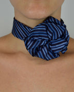 Flower Choker - Shades Of Blue