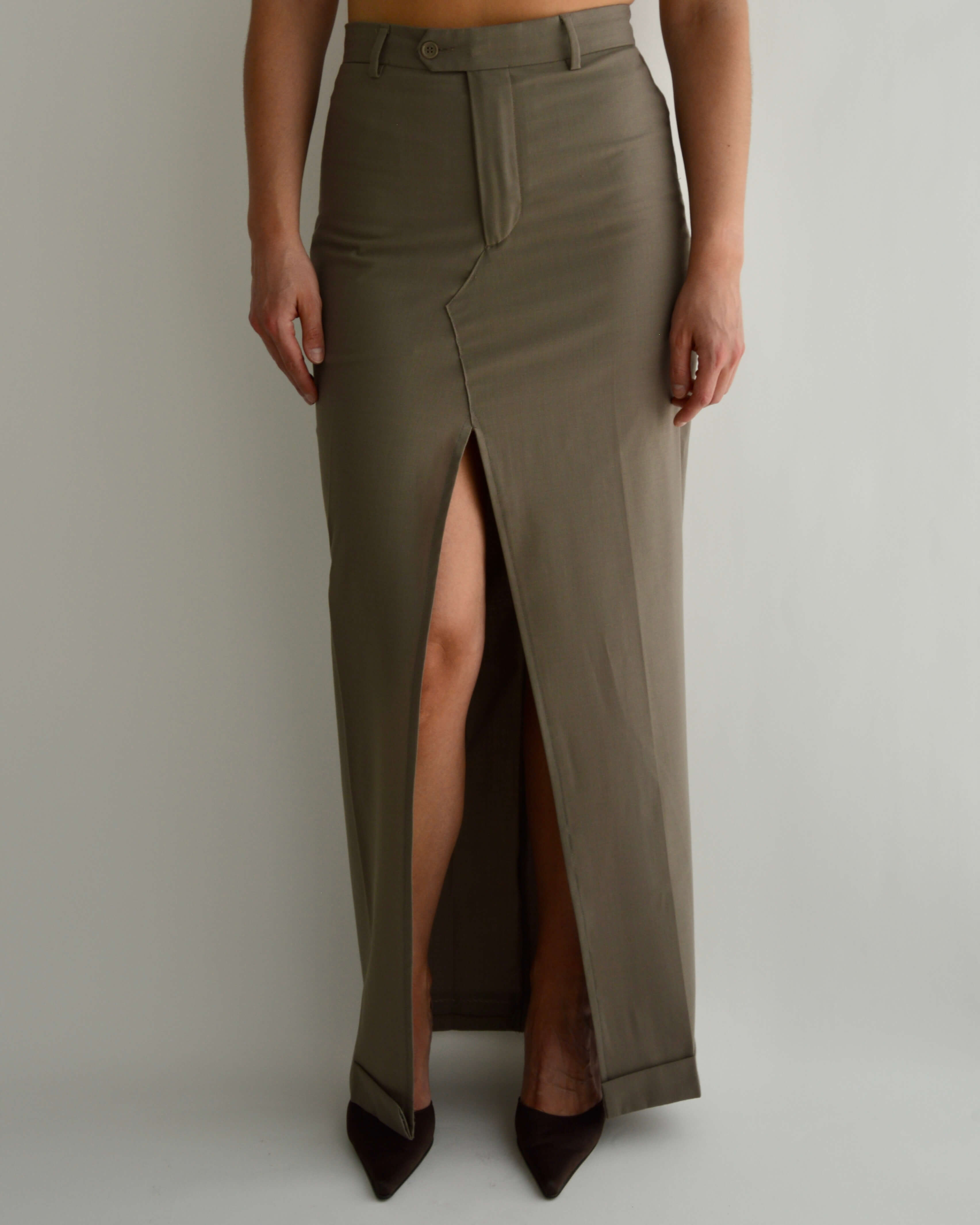 Long Skirt - Camo Brown (S)