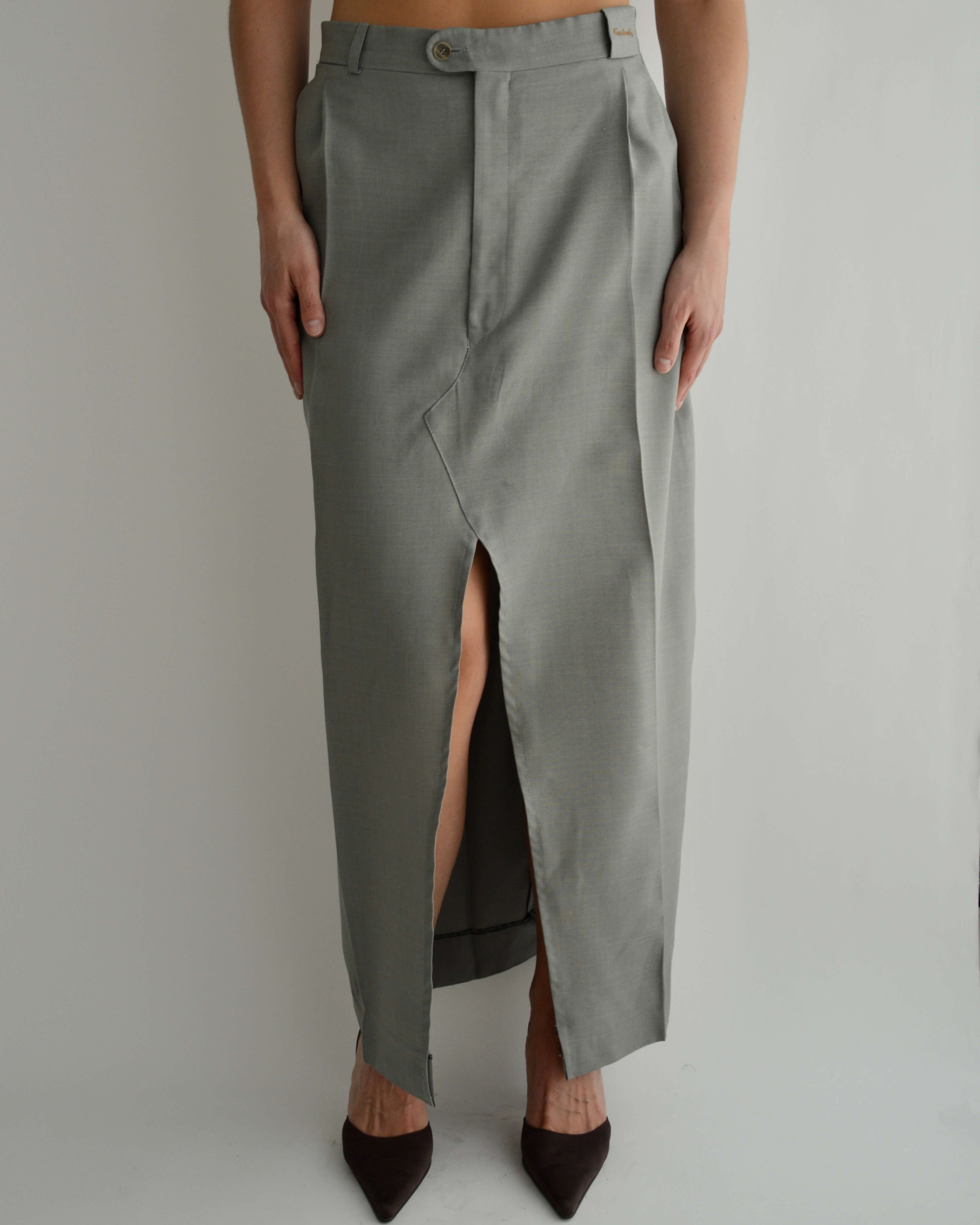 Falda larga vegana - Verde PC (M/L)