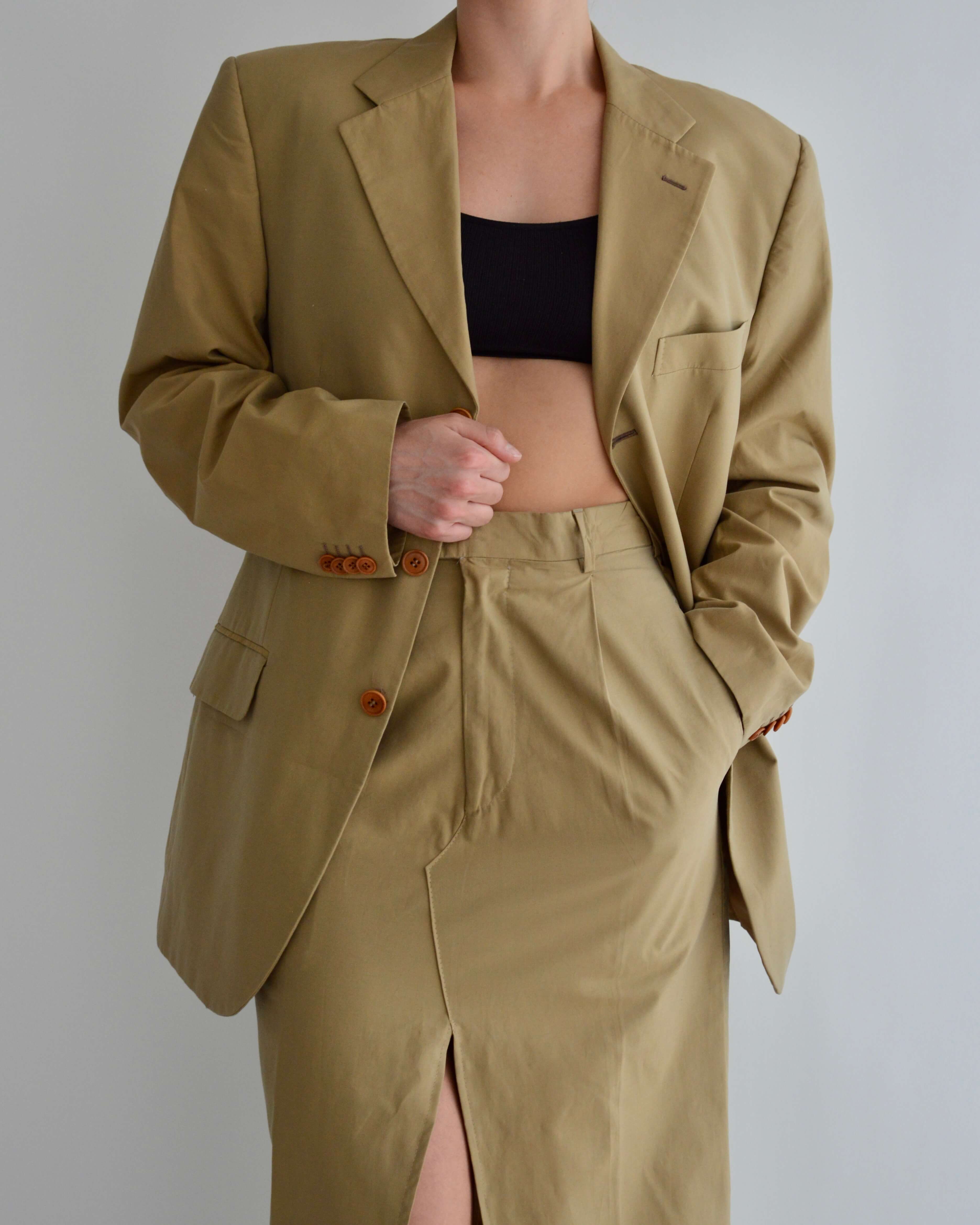 Vegan Skirt Suit - Autum Parfait (S/M)