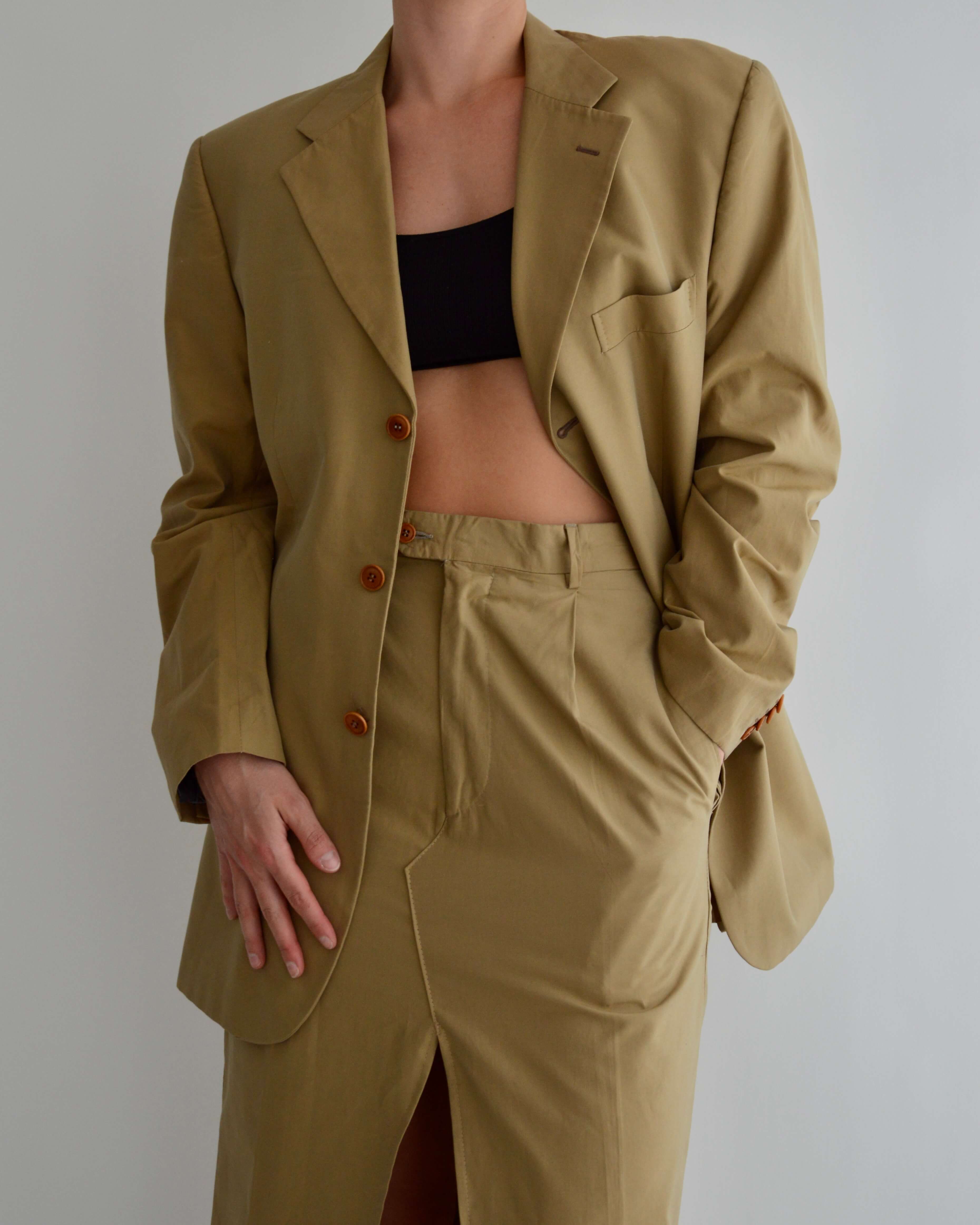 Vegan Skirt Suit - Autum Parfait (S/M)