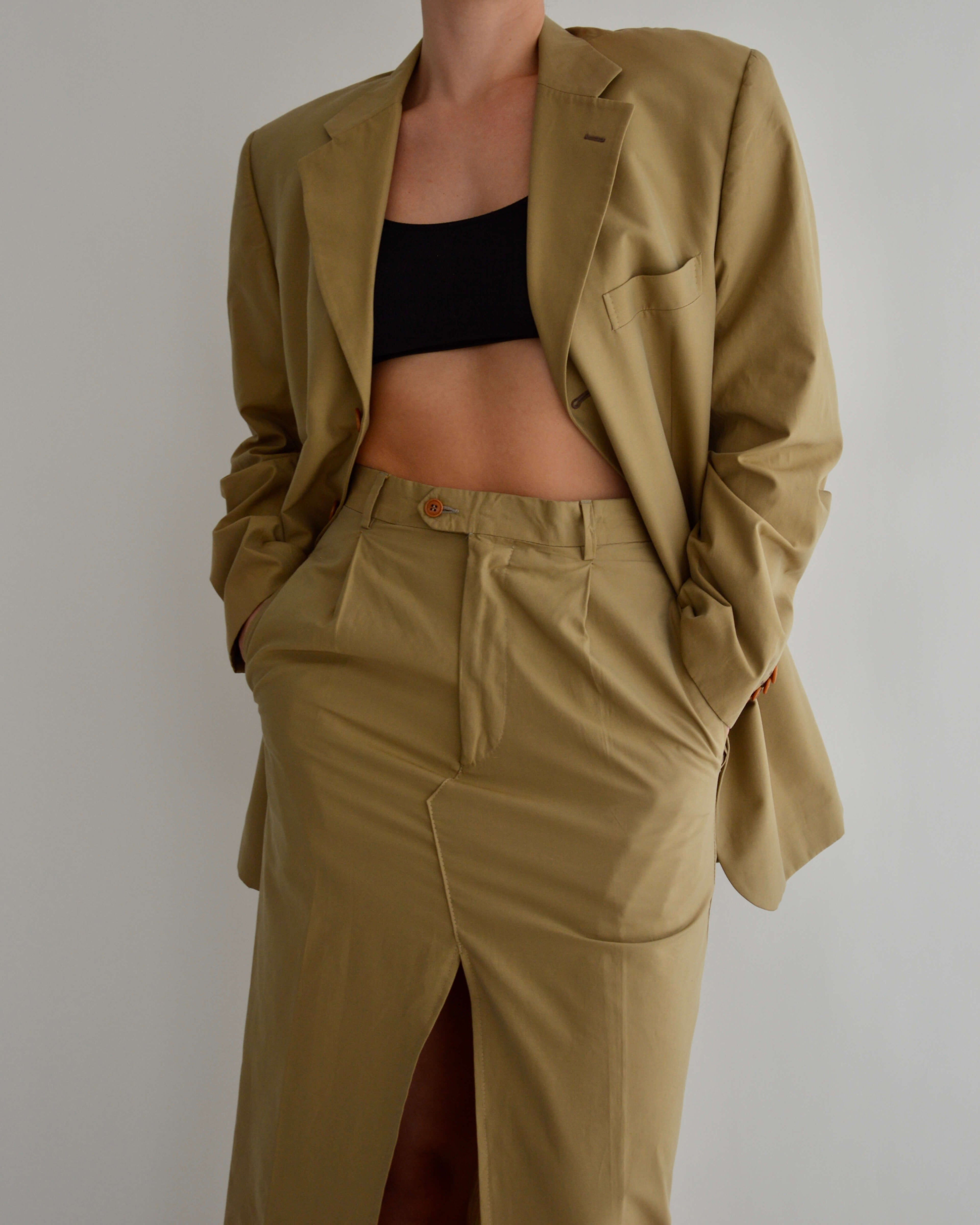 Vegan Skirt Suit - Autum Parfait (S/M)
