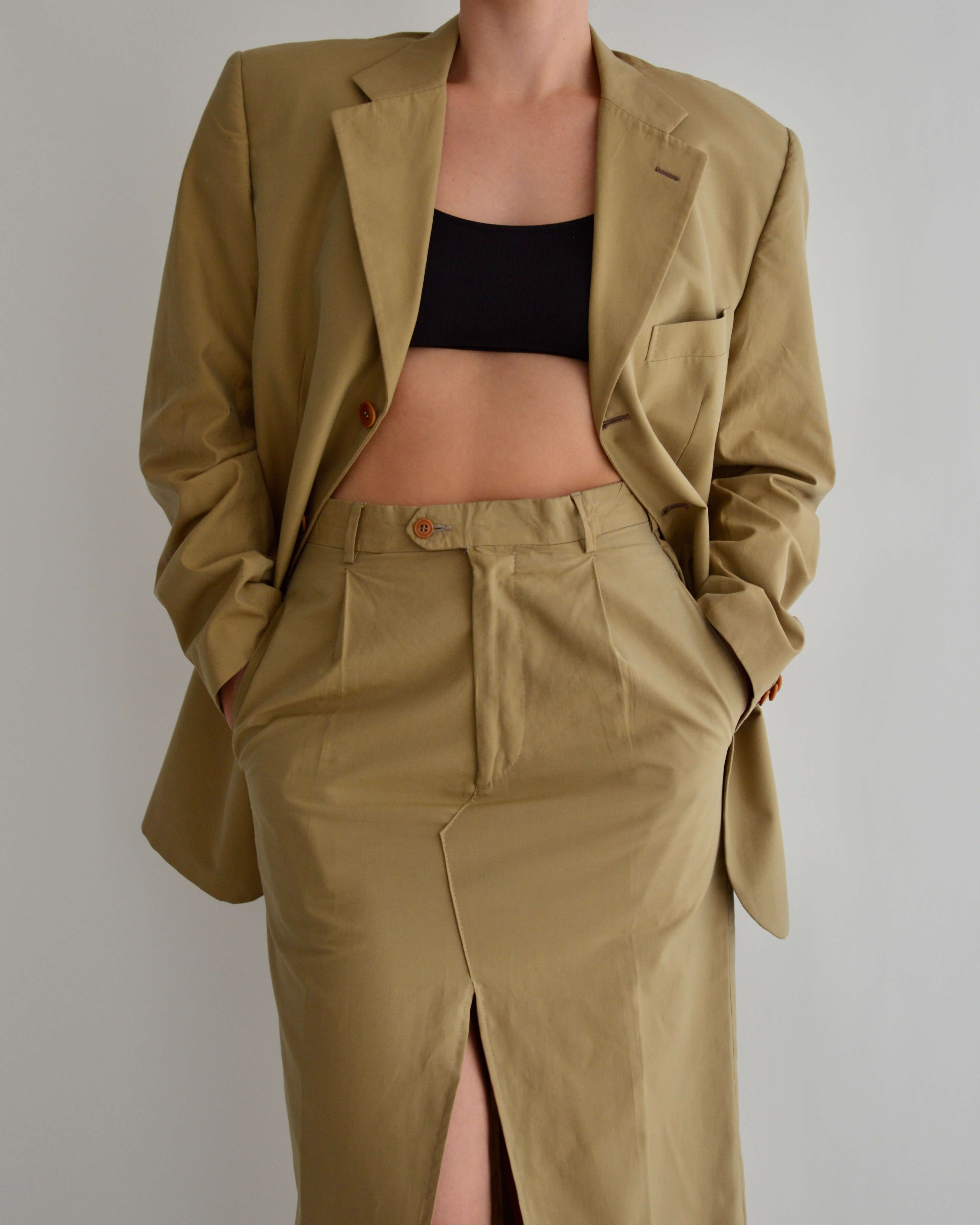 Vegan Skirt Suit - Autum Parfait (S/M)