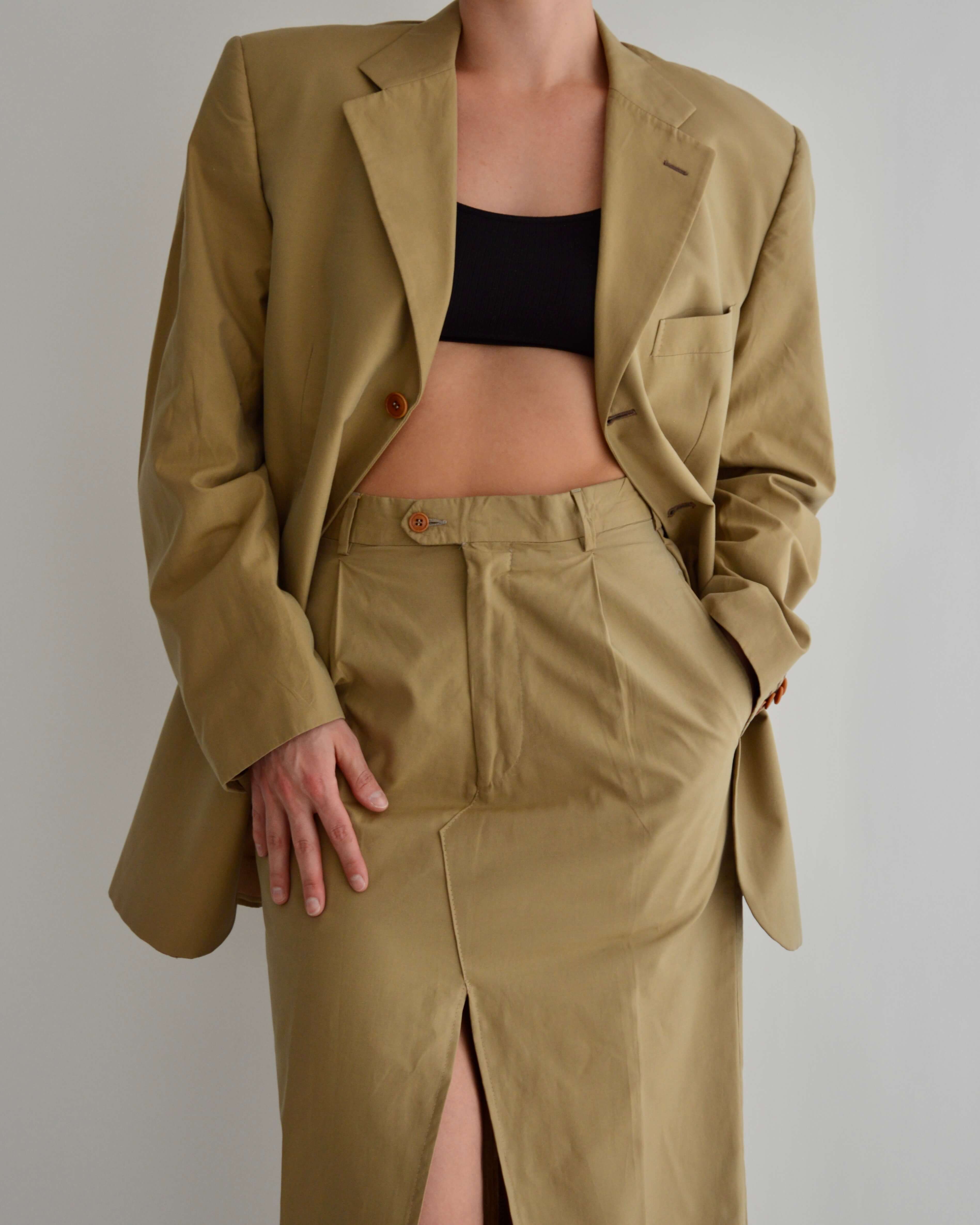 Vegan Skirt Suit - Autum Parfait (S/M)