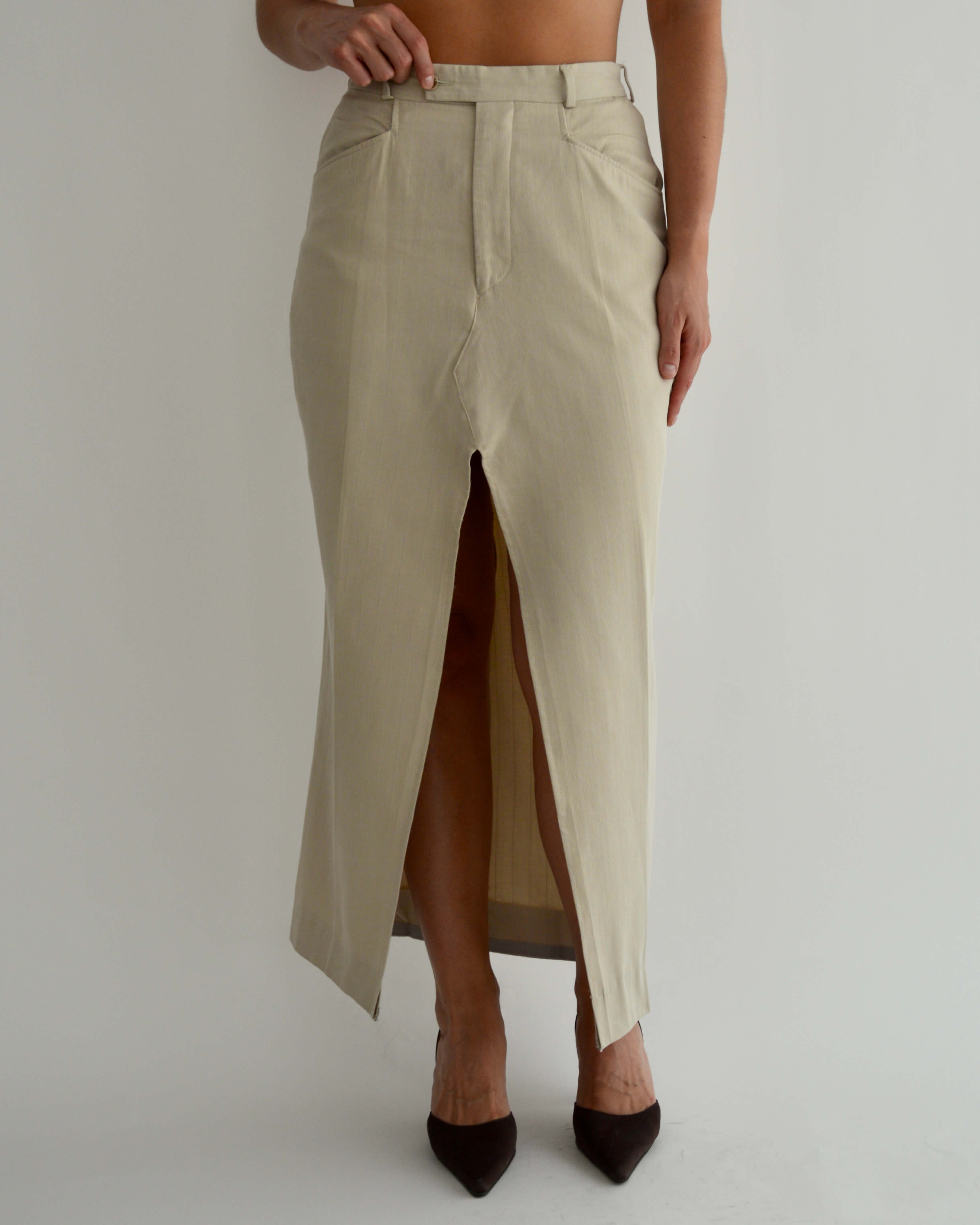 Long Skirt - Beige Texture (S/M)