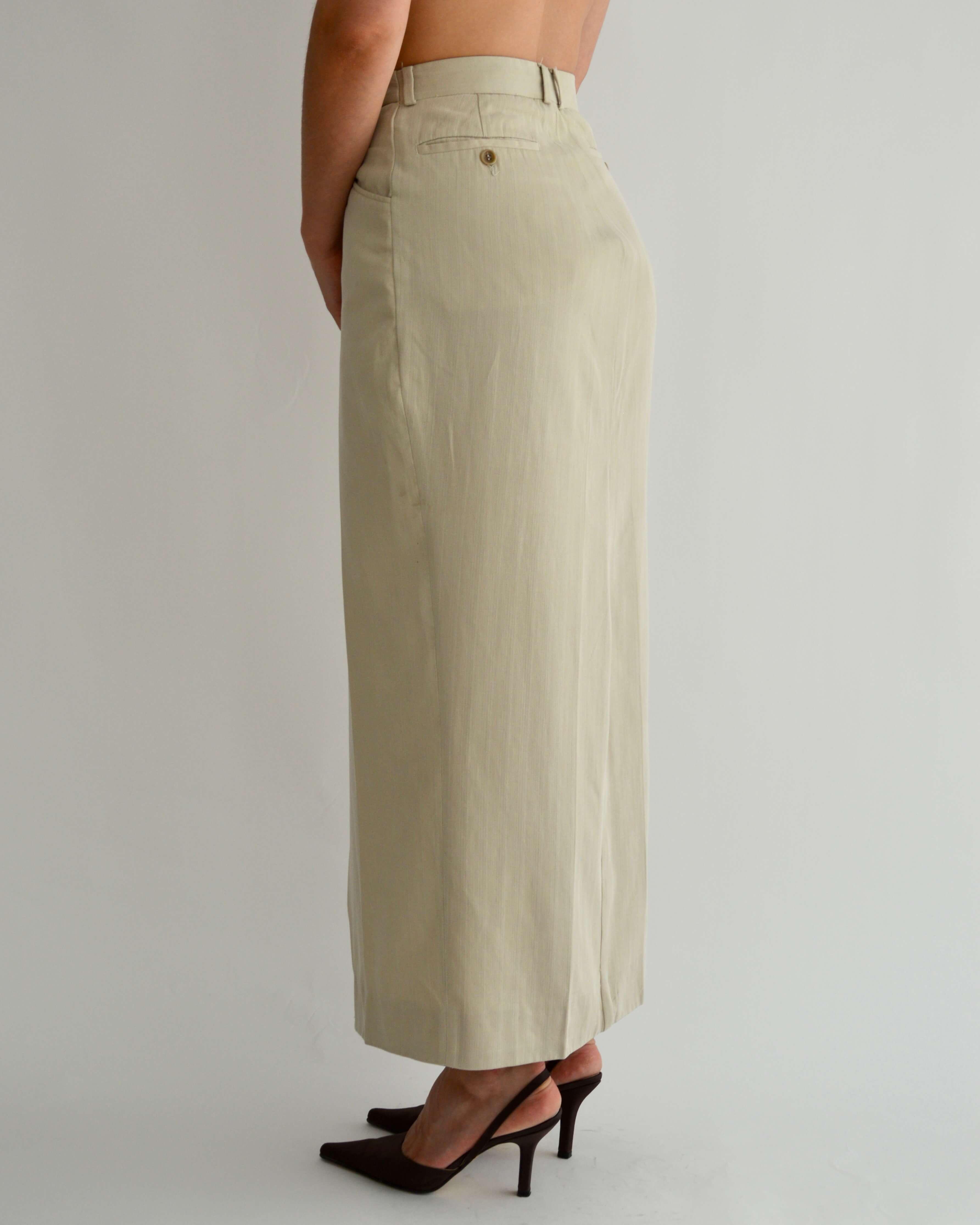 Long Skirt - Beige Texture (S/M)