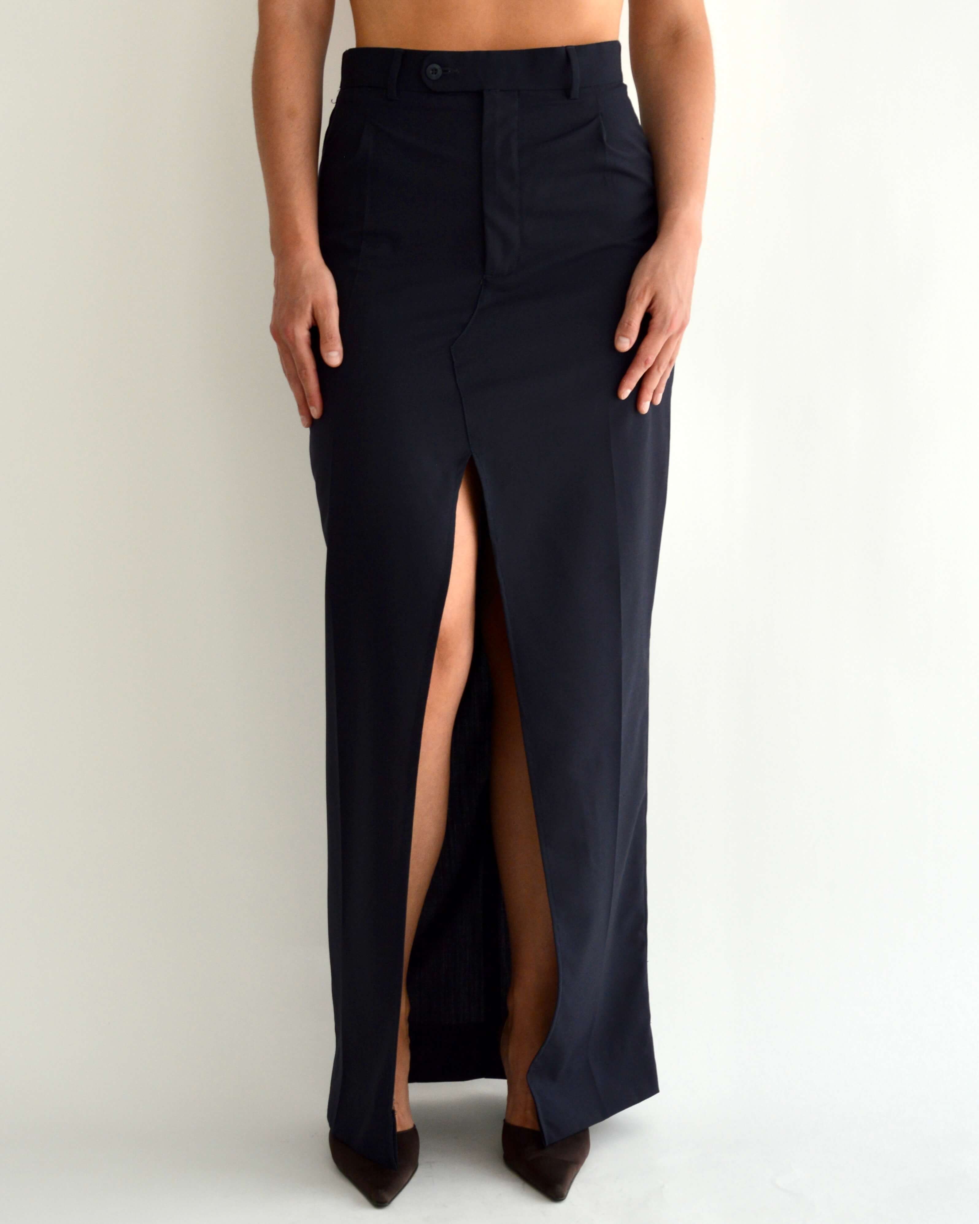 Long Skirt - Dark Navy (M)