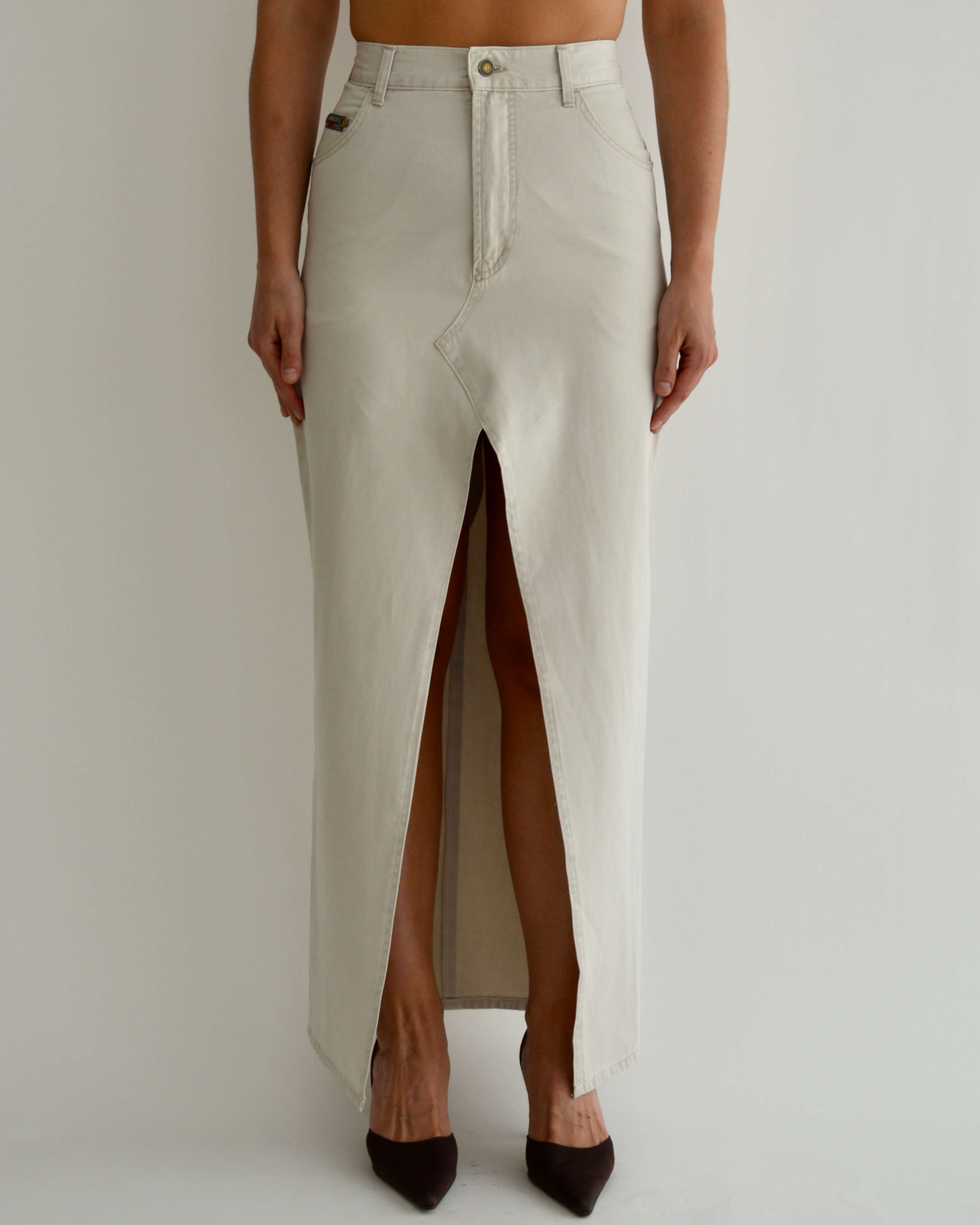 Long Skirt - Denim Beige (XS/S)