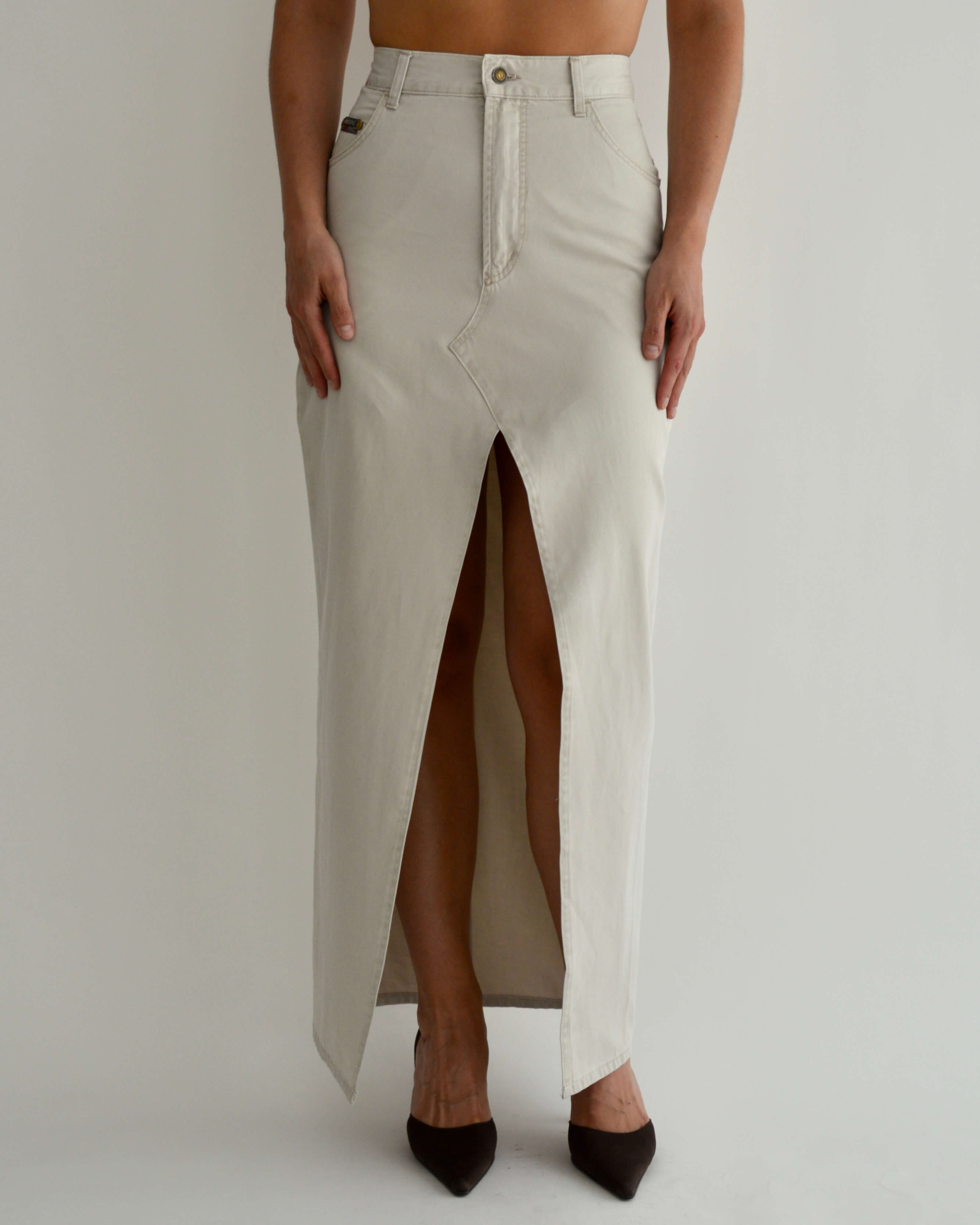 Long Skirt - Denim Beige (XS/S)