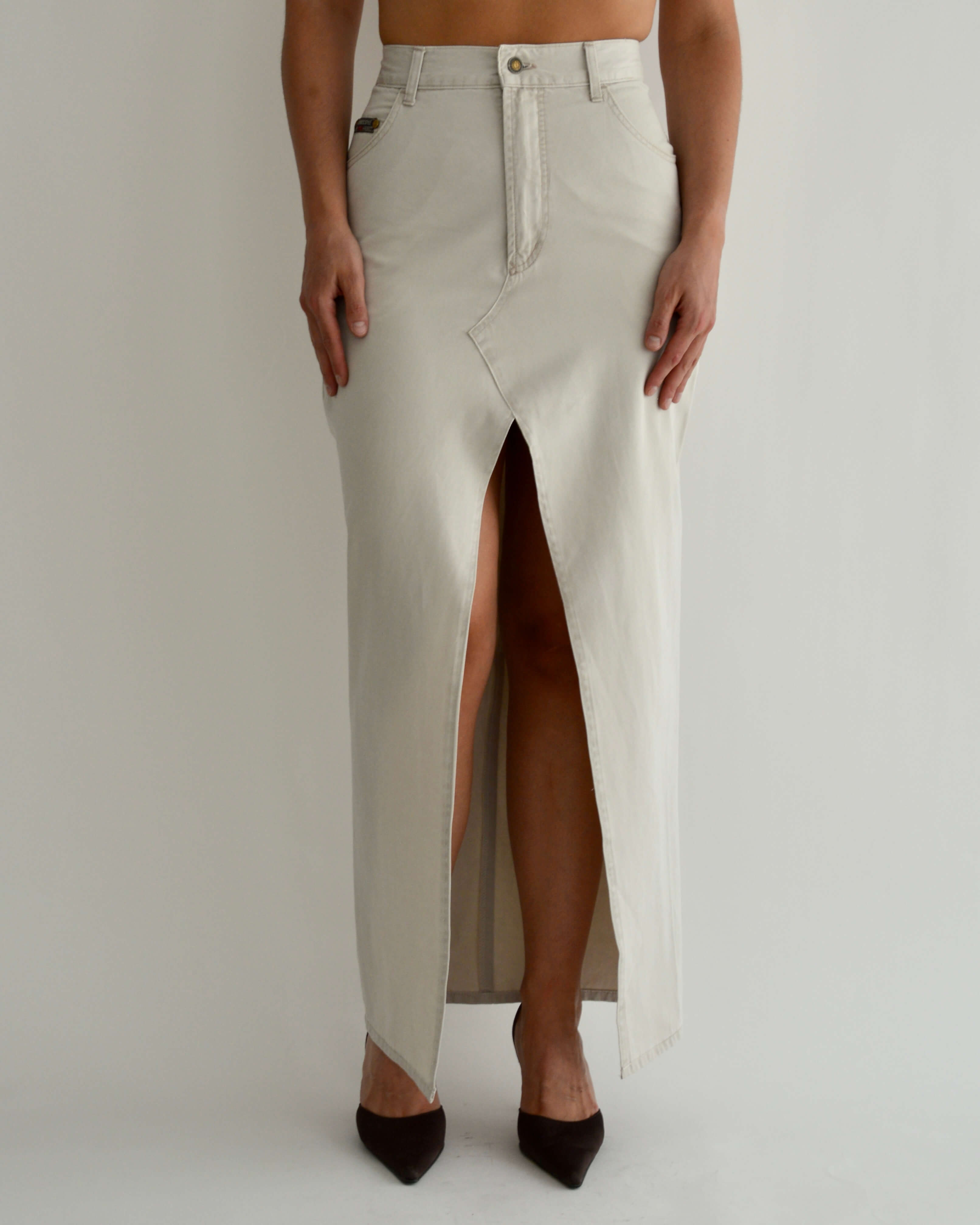 Long Skirt - Denim Beige (XS/S)