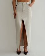 Long Skirt - Denim Beige (XS/S)