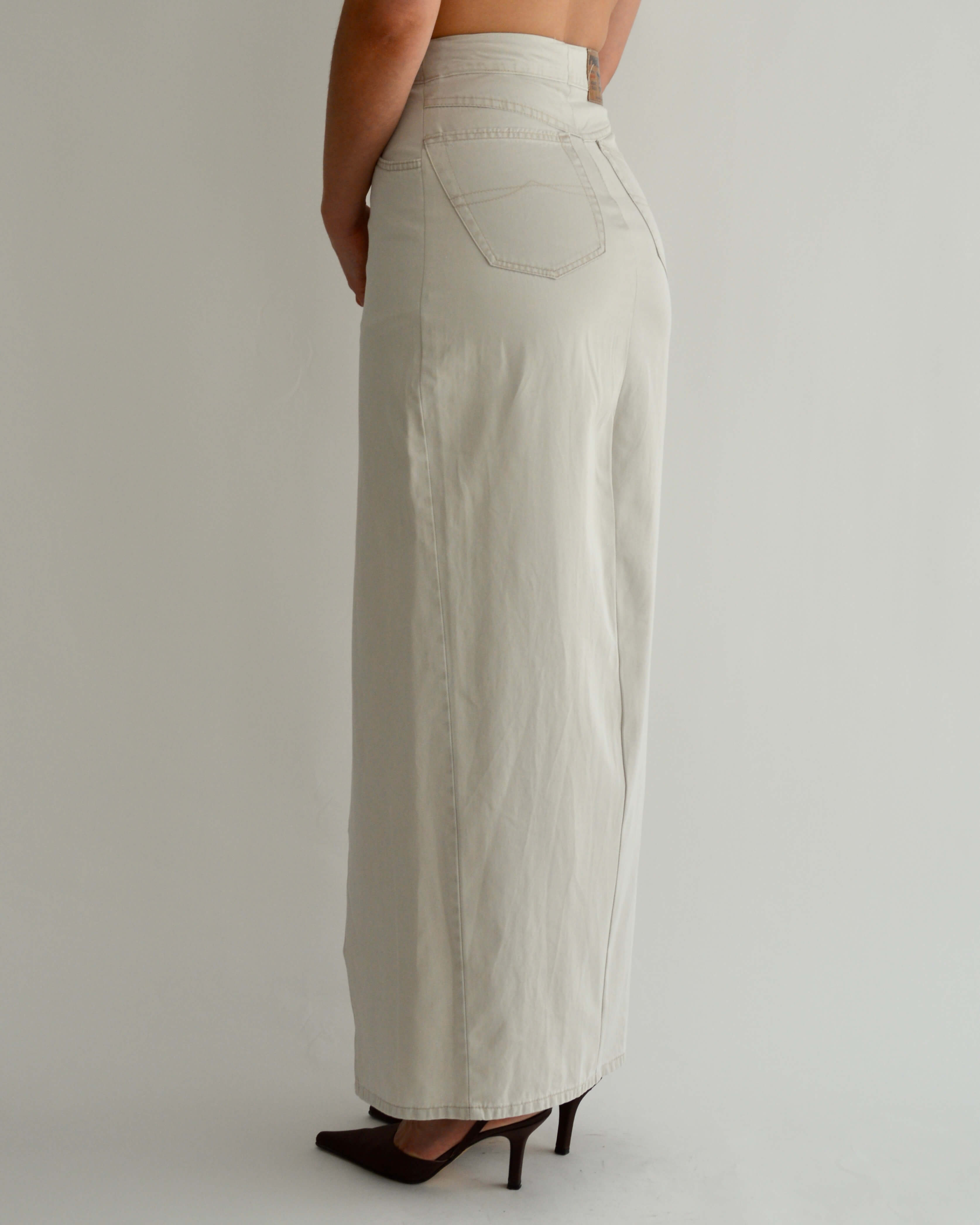 Long Skirt - Denim Beige (XS/S)