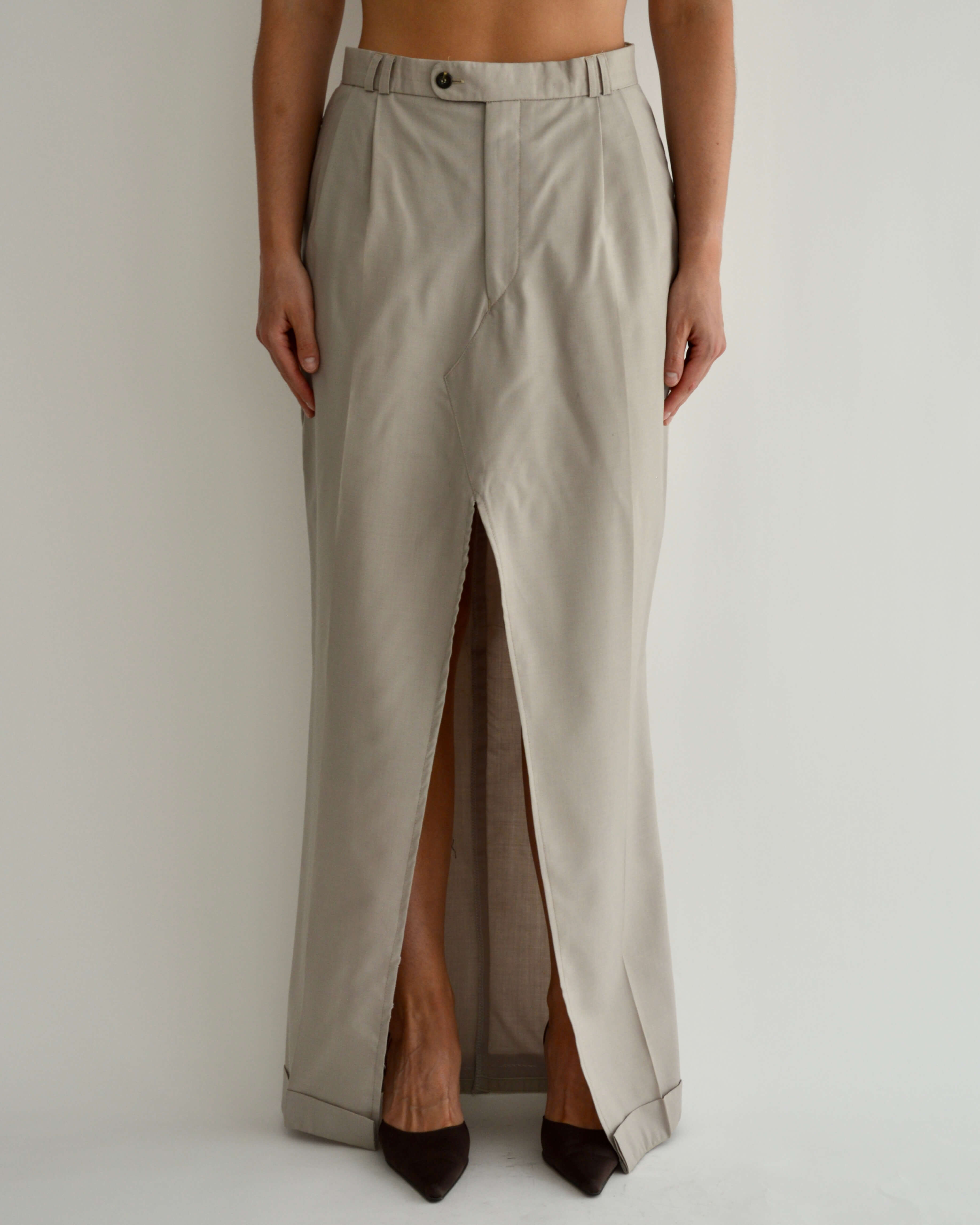 Long Skirt - Beige Tall (L)