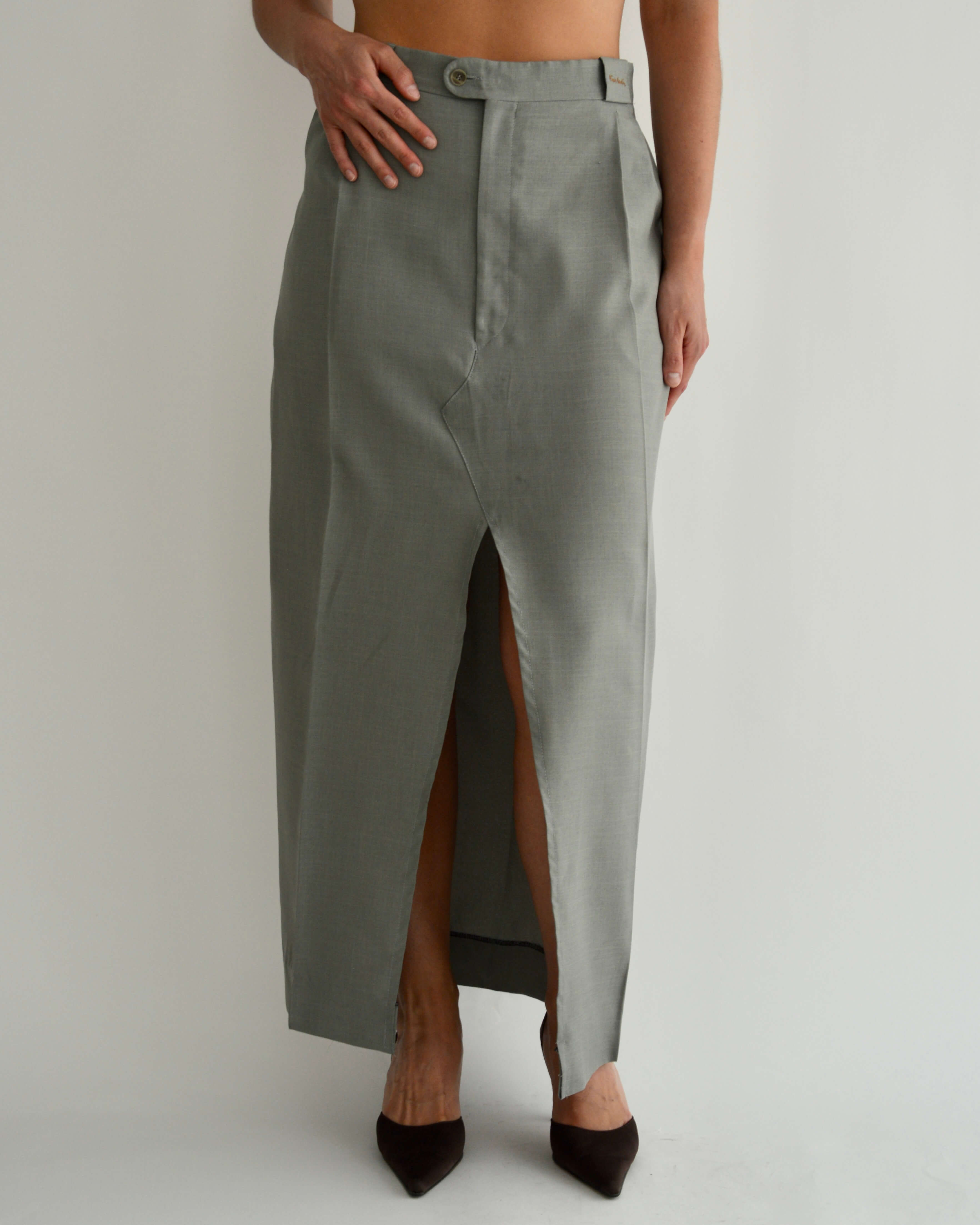 Falda larga vegana - Verde PC (M/L)