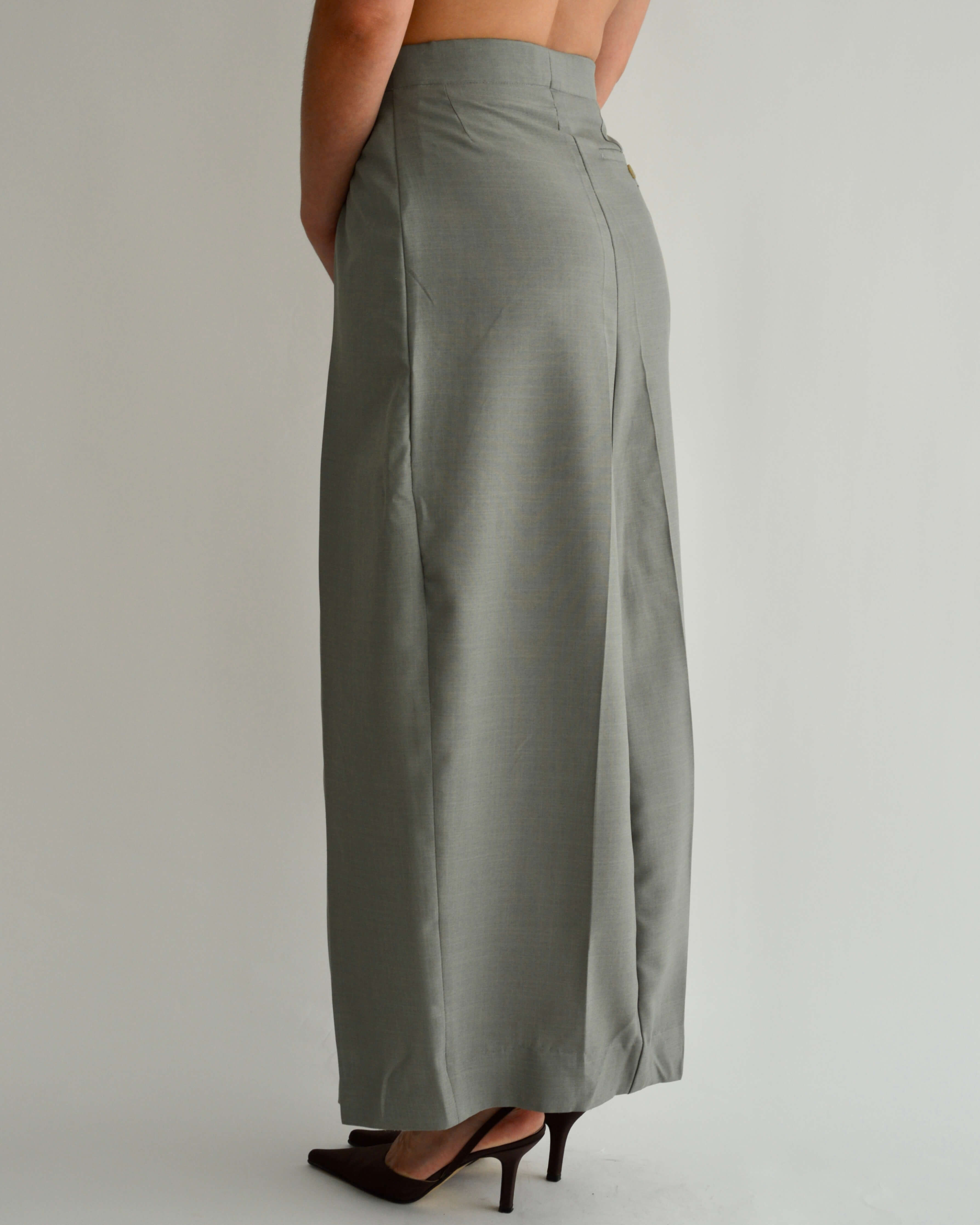 Falda larga vegana - Verde PC (M/L)