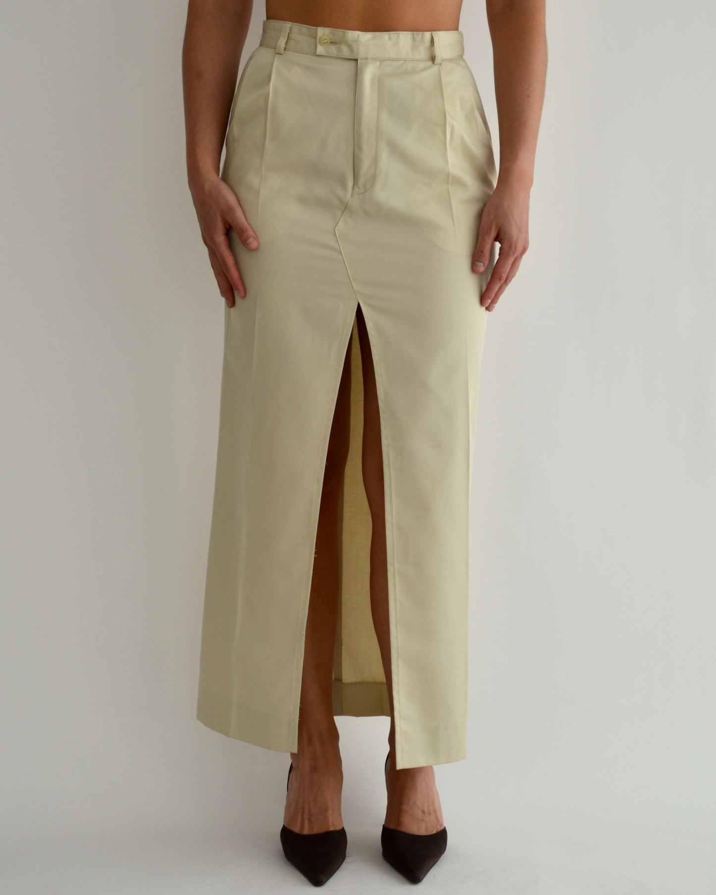 Long Skirt - Soft Beige (S/M)