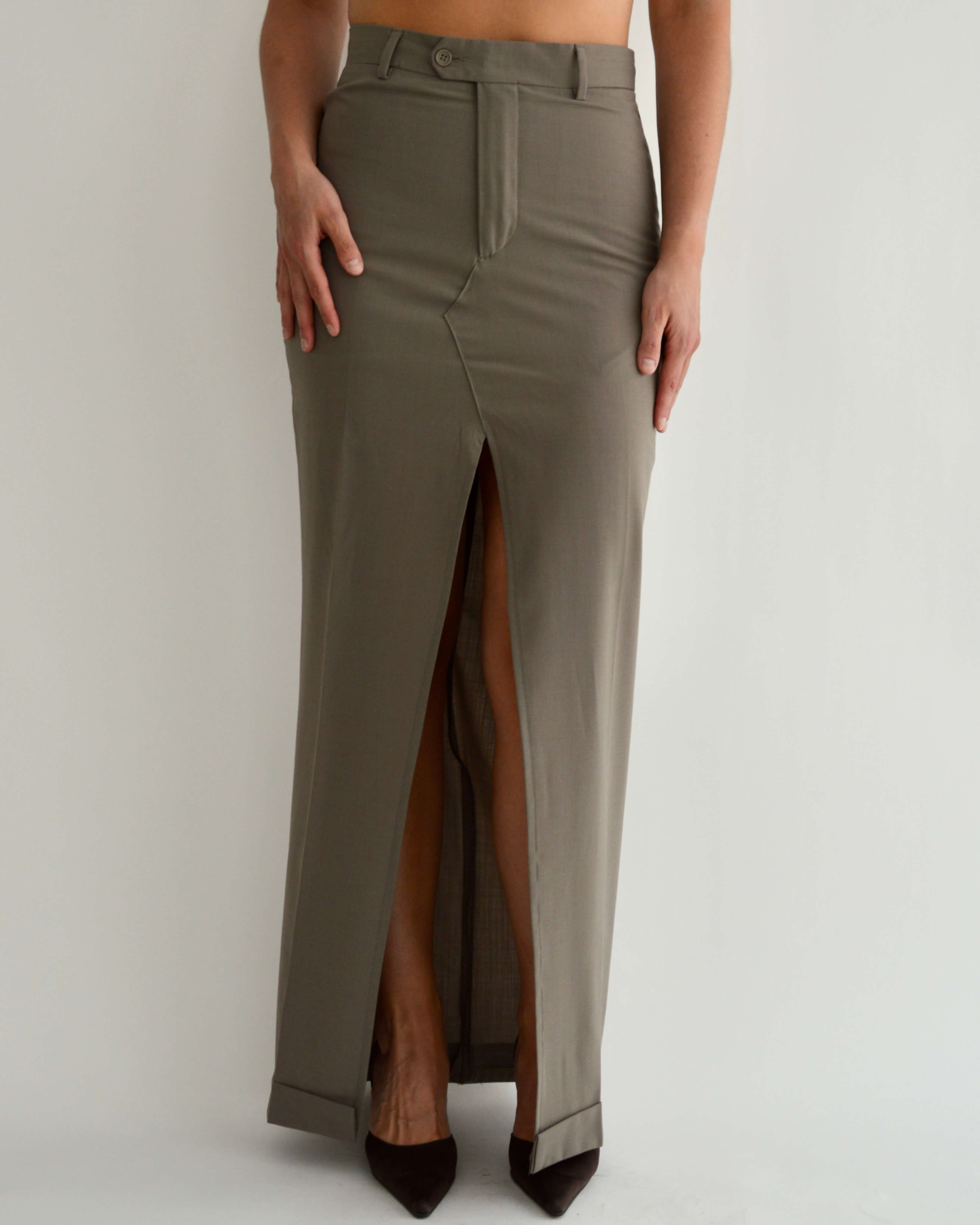 Long Skirt - Camo Brown (S)