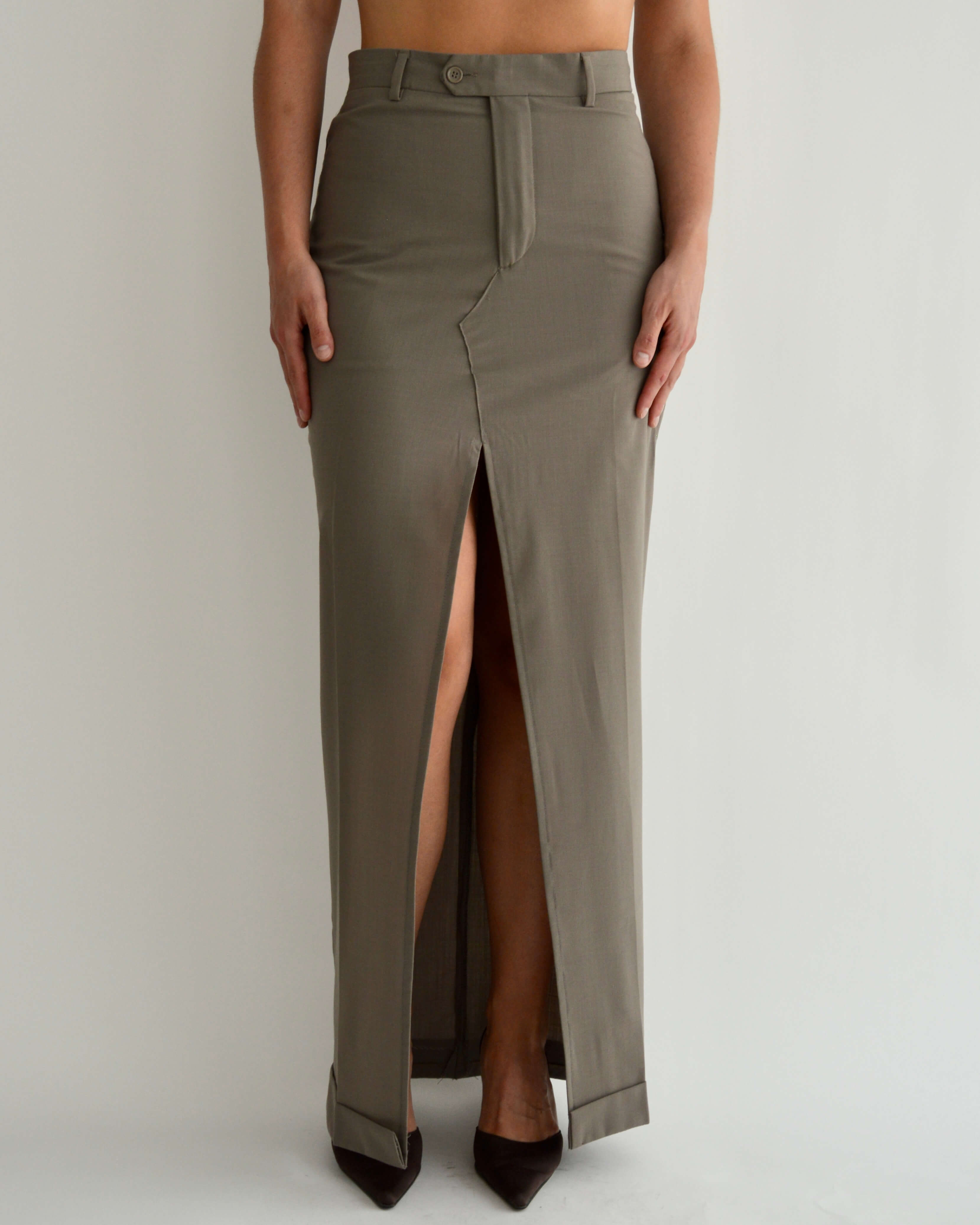 Long Skirt - Camo Brown (S)