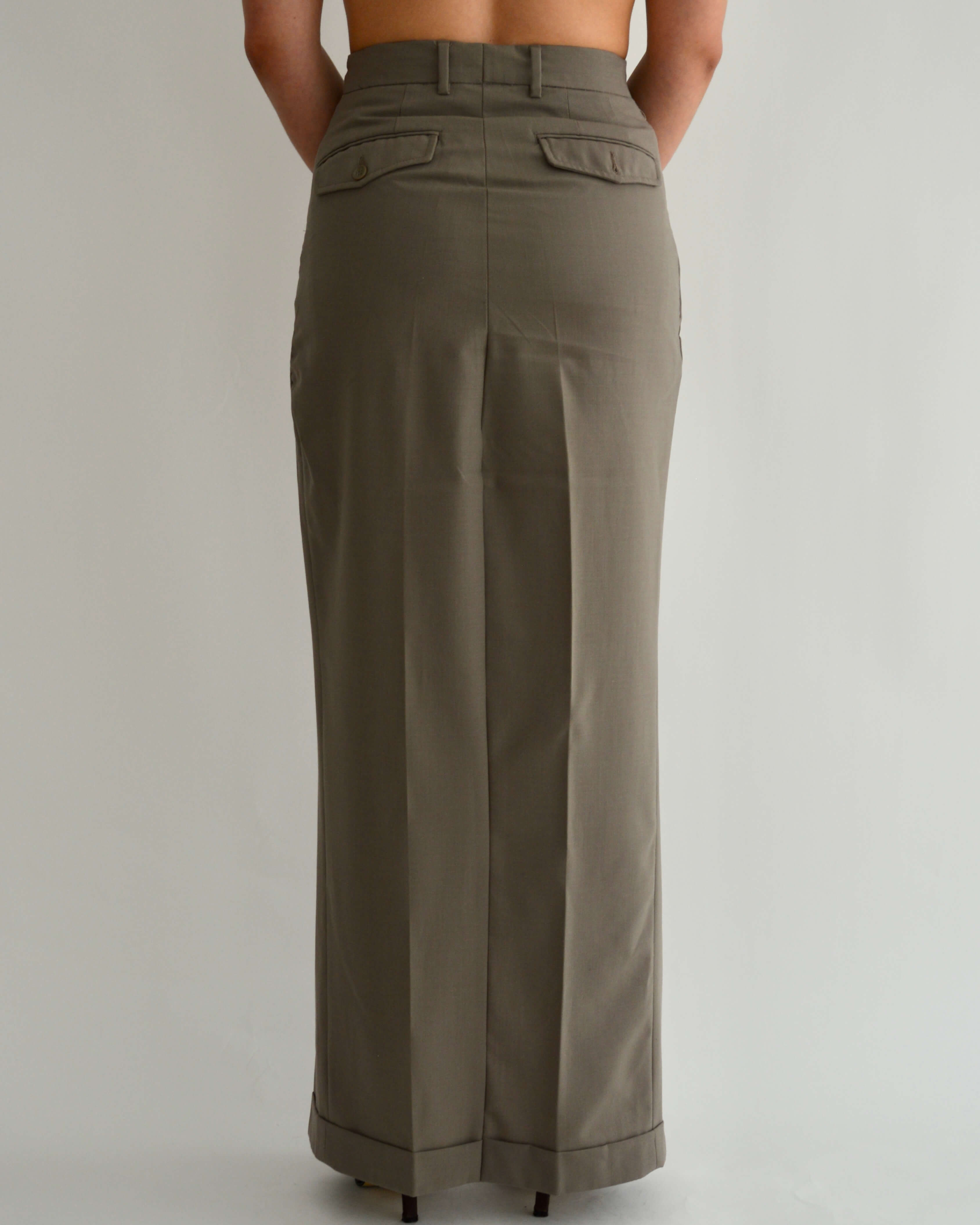 Long Skirt - Camo Brown (S)
