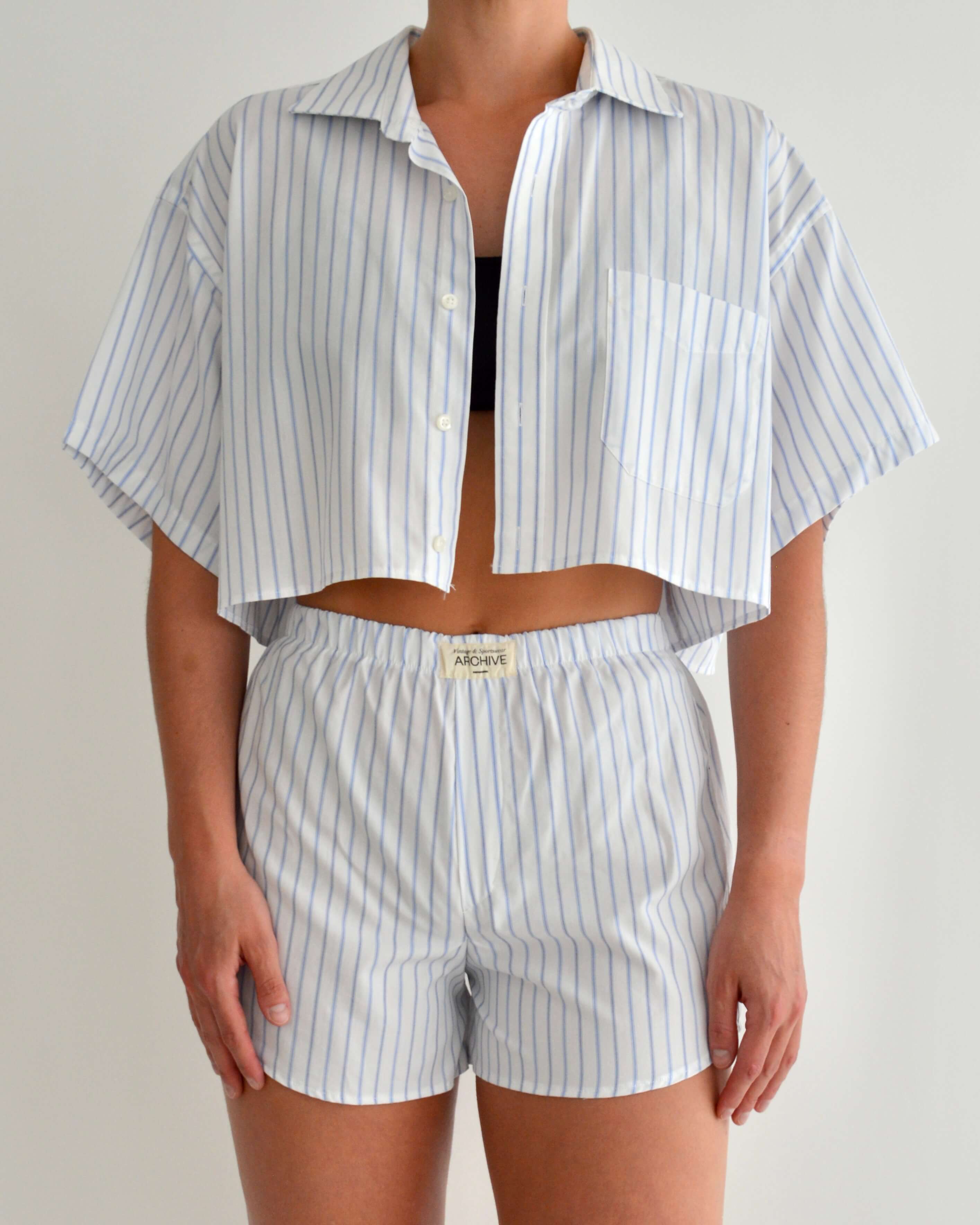 PJ Set - Blue Lines (XS/M)