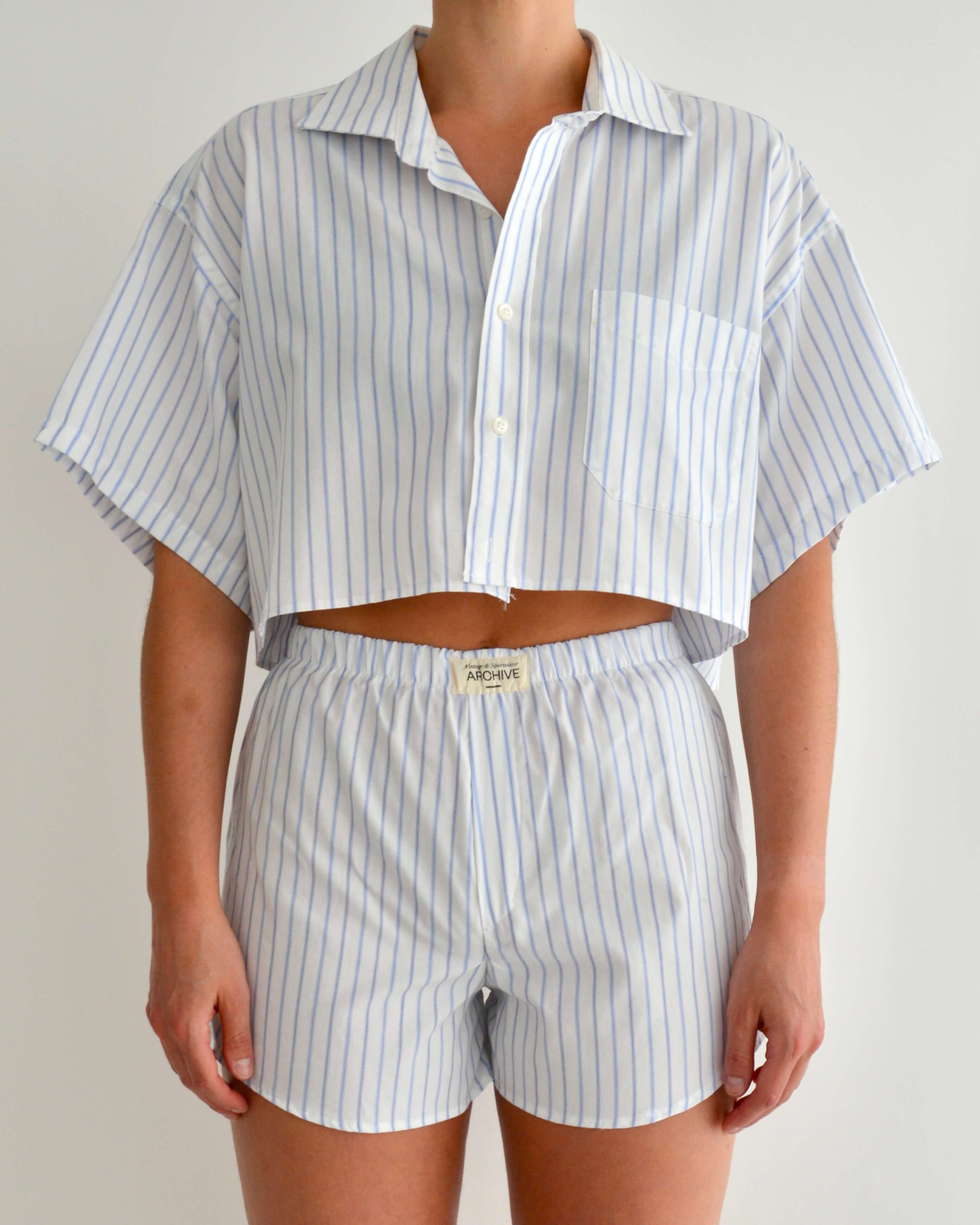 PJ Set - Blue Lines (XS/M)