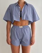 PJ Set - Blue Vichy (XS)