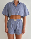 Ensemble pyjama - Bleu Vichy (XS)