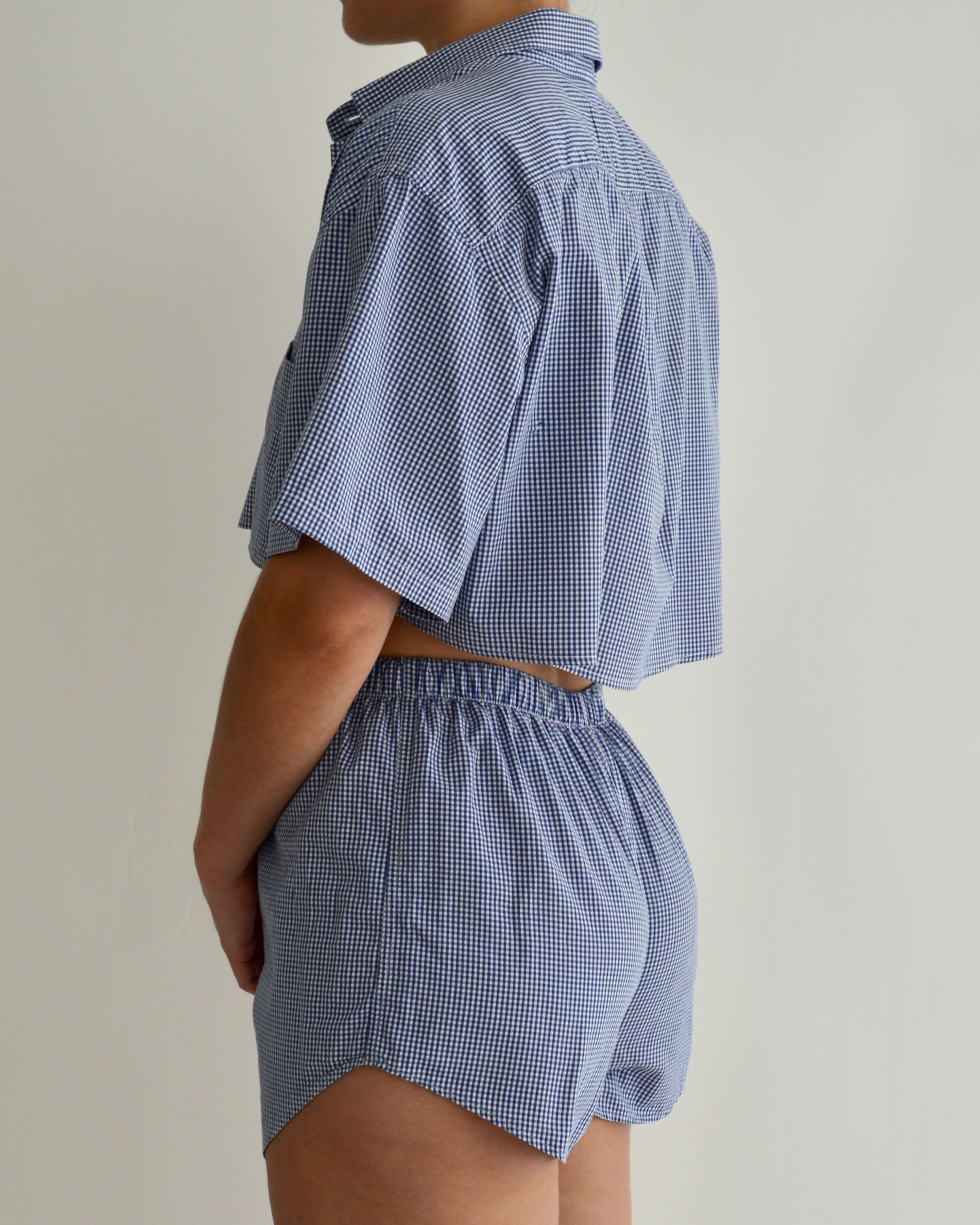 PJ Set - Blue Vichy (XS)