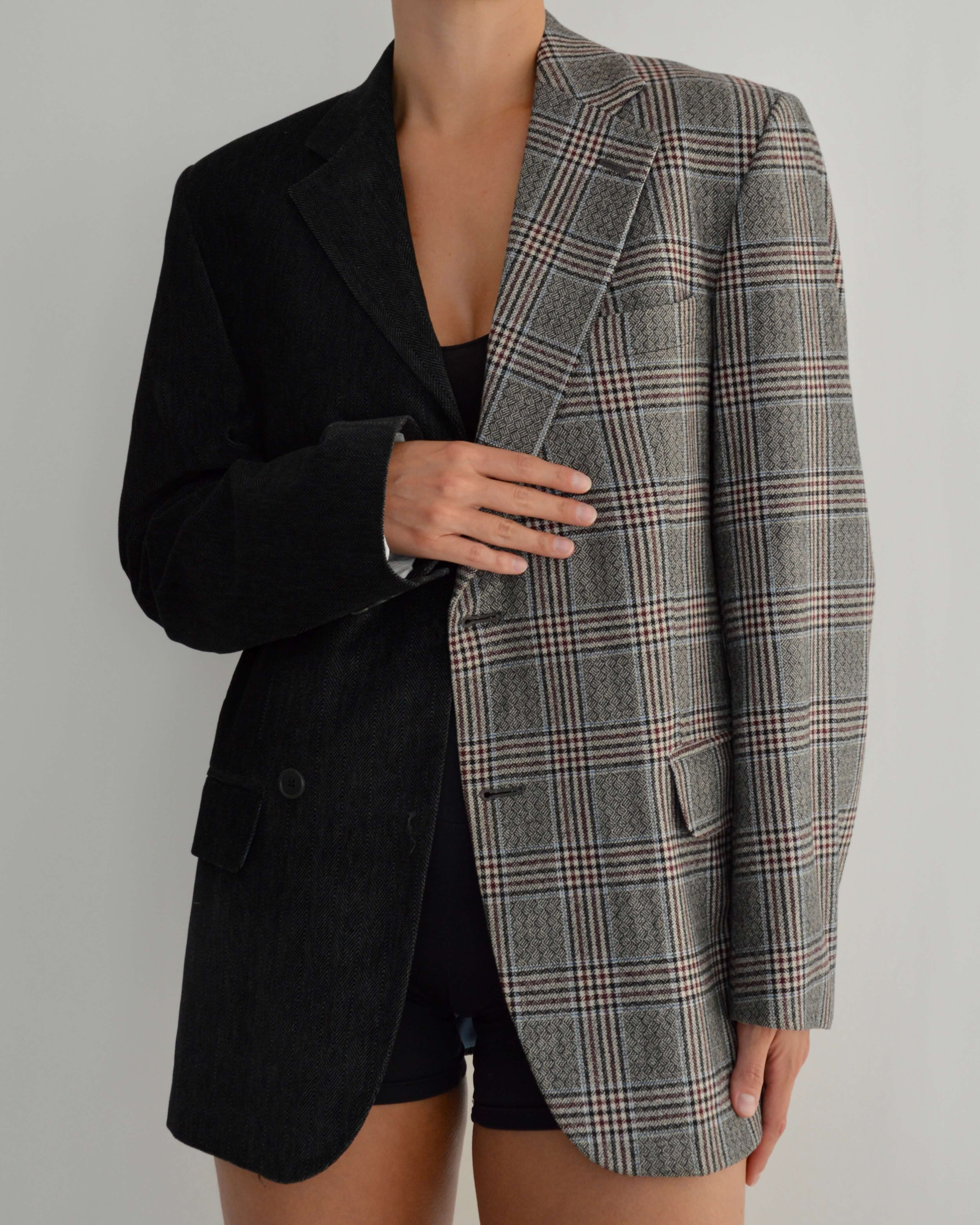 Blazer DUO - Doux et à carreaux (S/L)