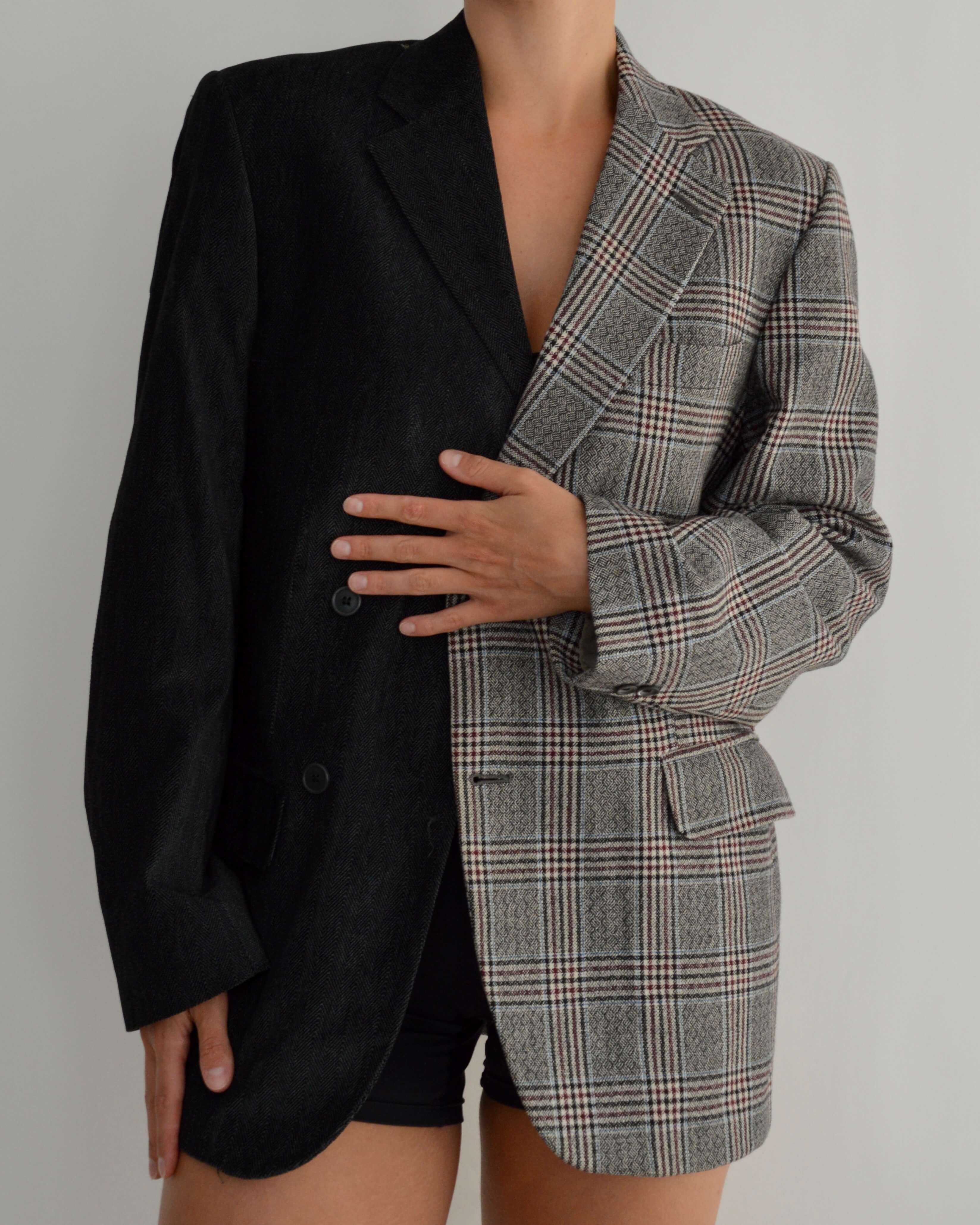 Blazer DUO - Doux et à carreaux (S/L)