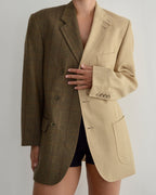 DUO Blazer - Beige Two Tones (S/L)