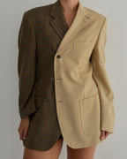 DUO Blazer - Beige Two Tones (S/L)